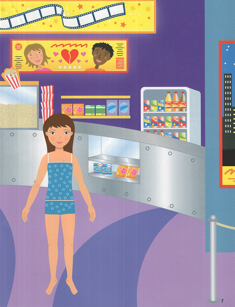 sticker dolly dressing - dán hình sáng tạo trang phục búp bê - chúng mình là bạn thân