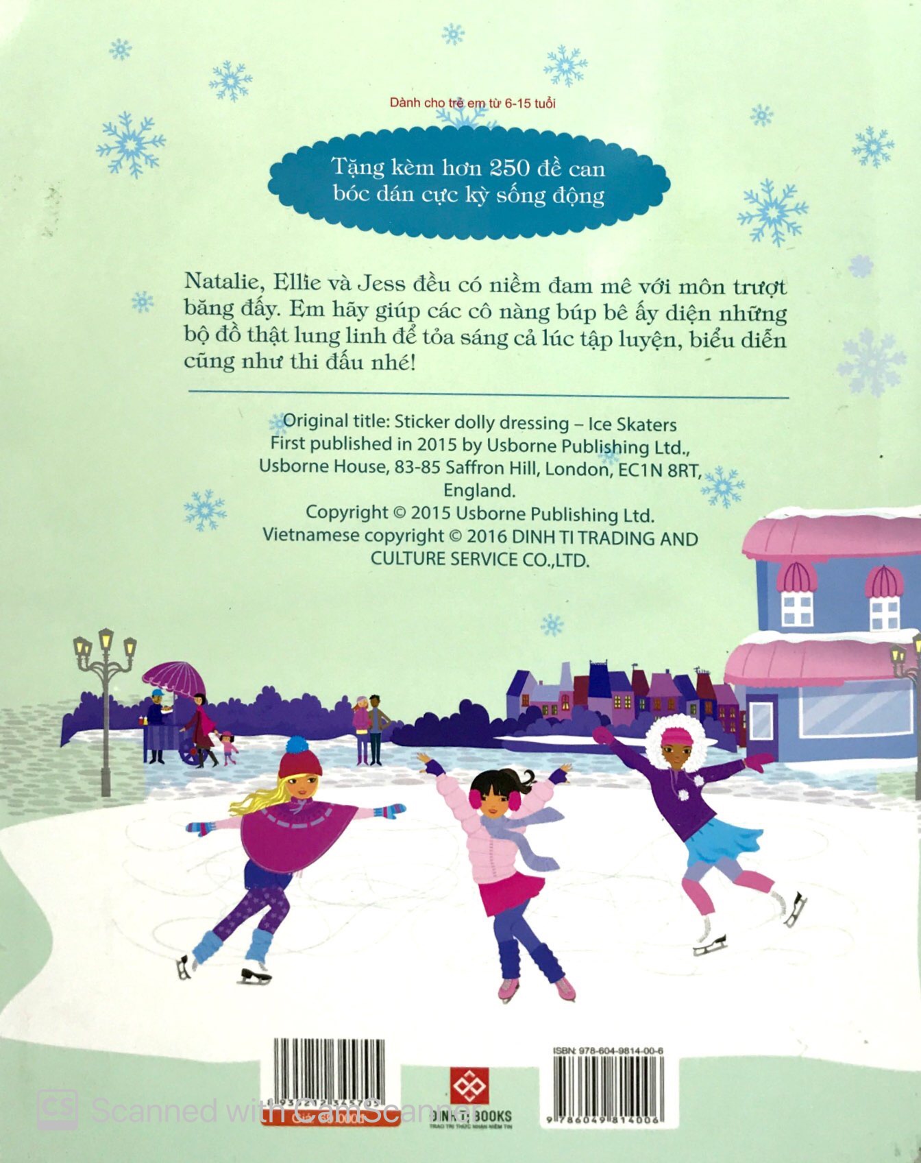 sticker dolly dressing - dán hình sáng tạo trang phục búp bê - duyên dáng trên sân băng