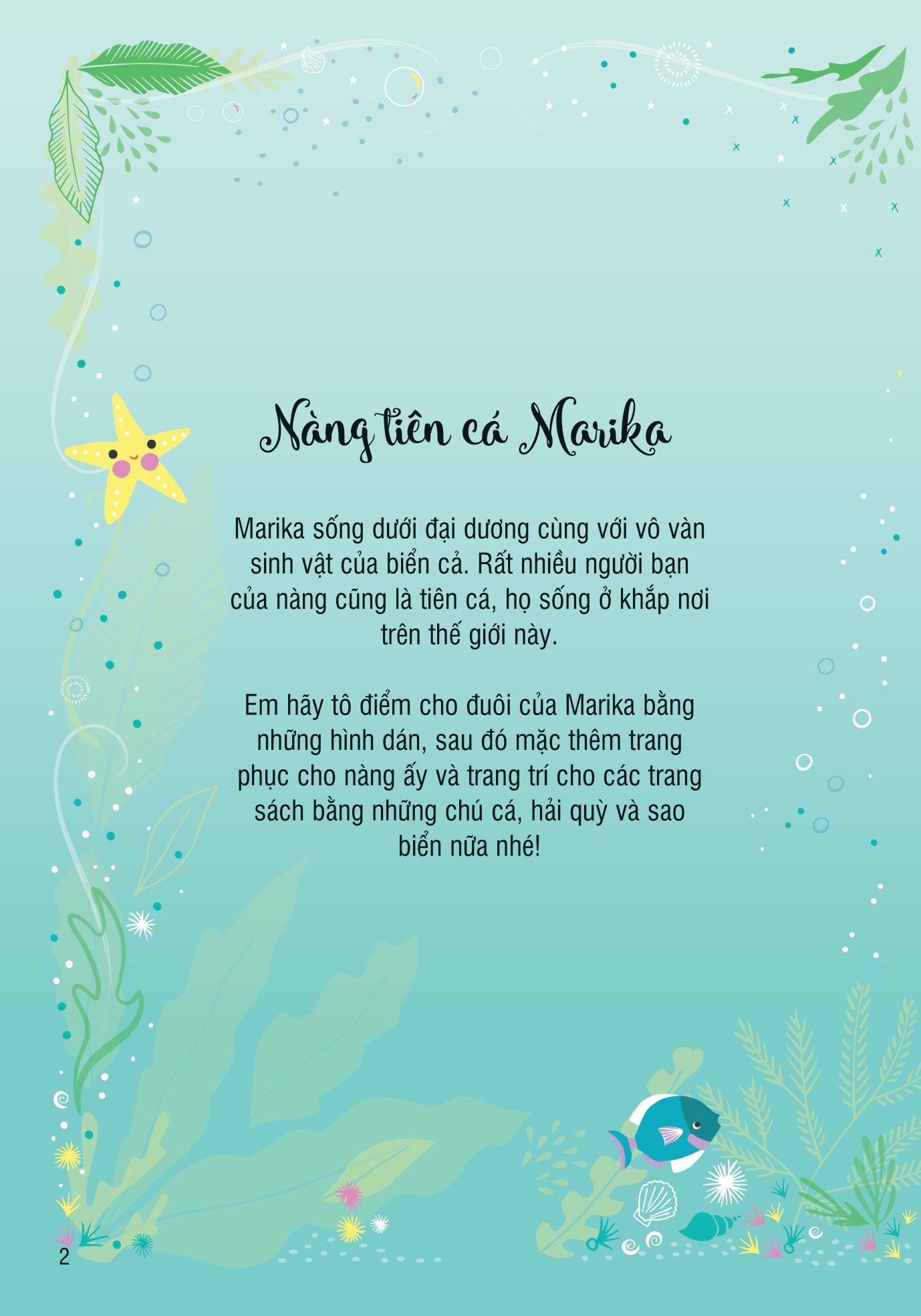 sticker dolly dressing - dán hình sáng tạo trang phục búp bê - nàng tiên cá