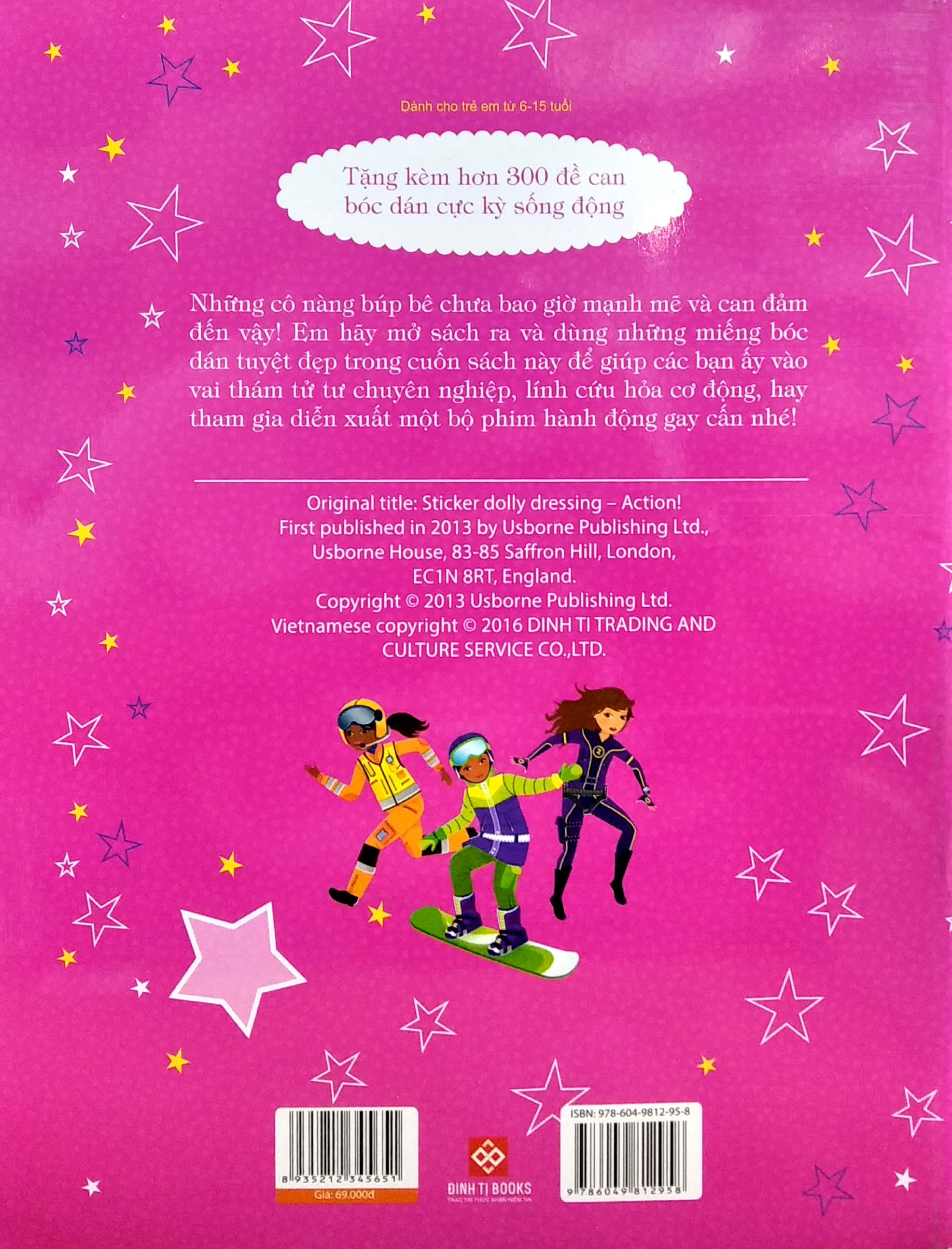 sticker dolly dressing - dán hình sáng tạo trang phục búp bê - những cô nàng can đảm