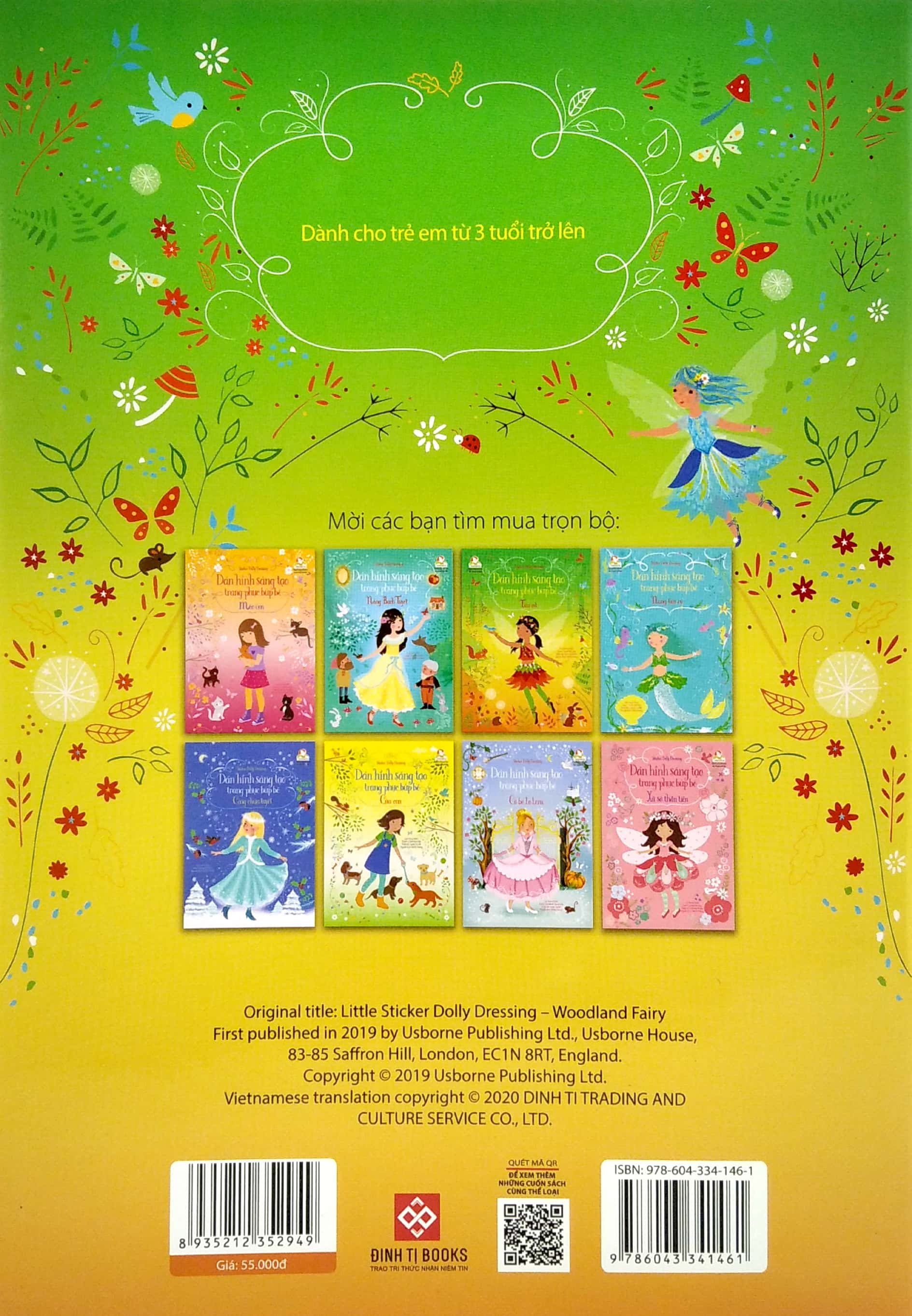 sticker dolly dressing - dán hình sáng tạo trang phục búp bê - tiên nữ