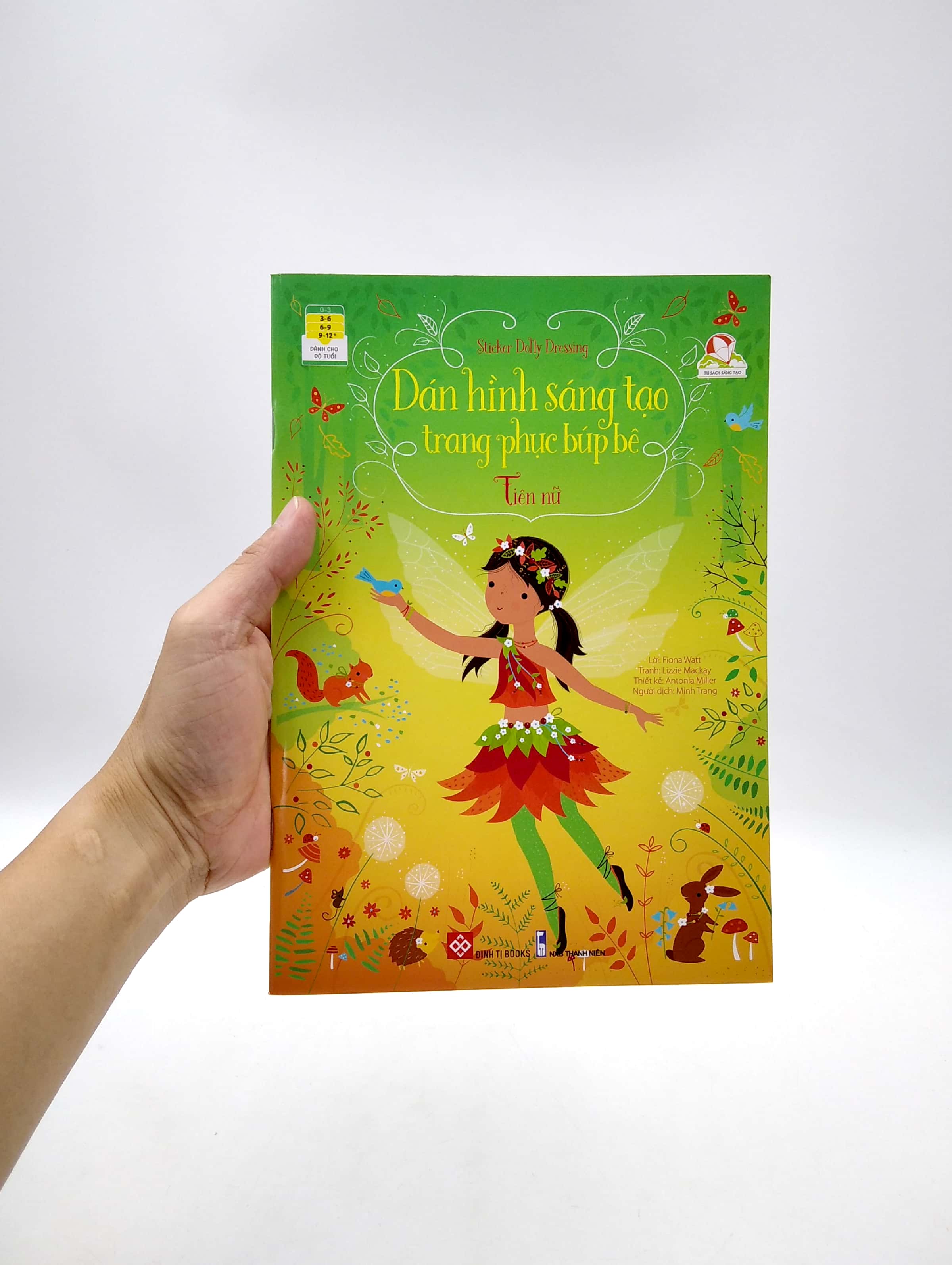 sticker dolly dressing - dán hình sáng tạo trang phục búp bê - tiên nữ