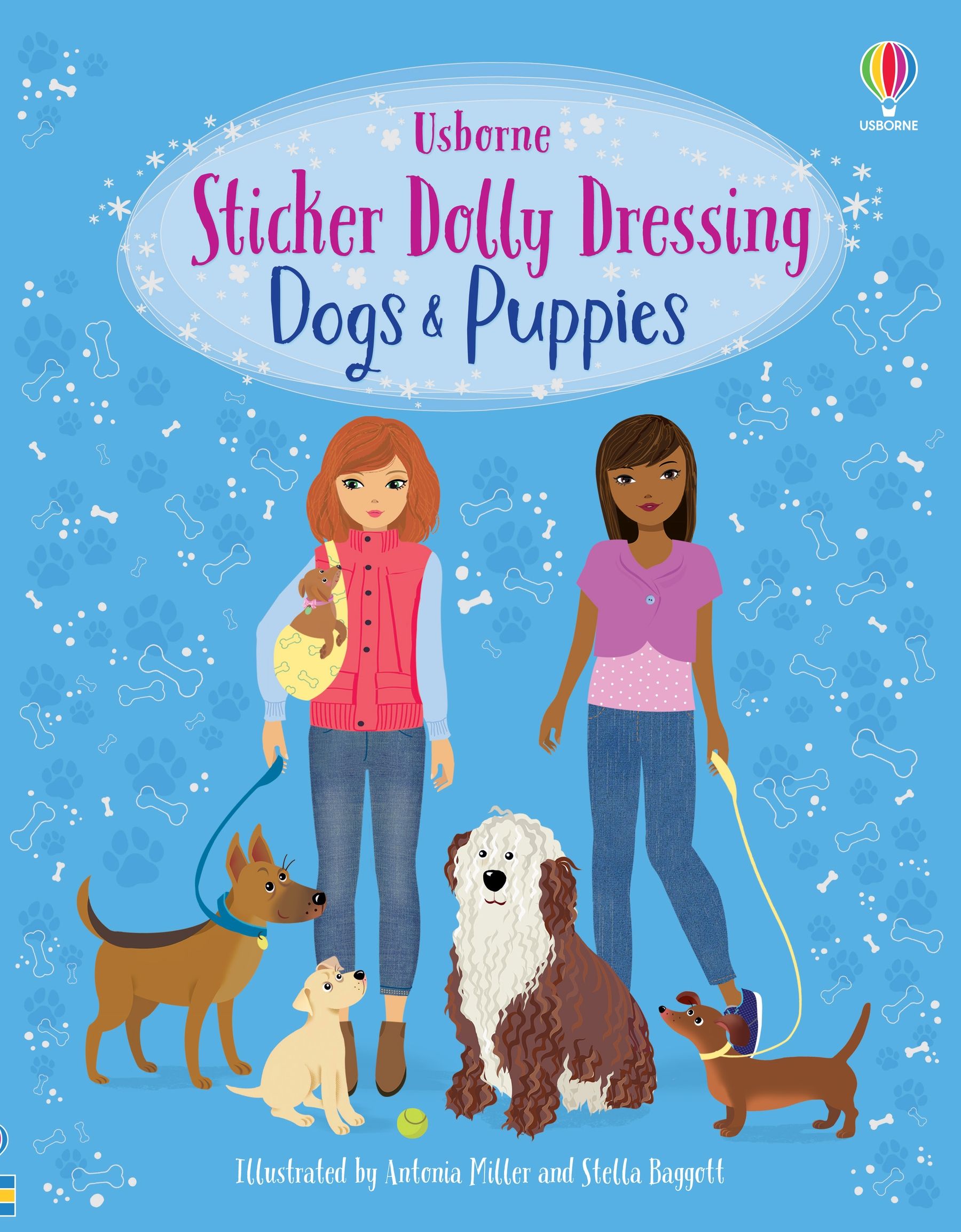 sticker dolly dressing dogs and puppies