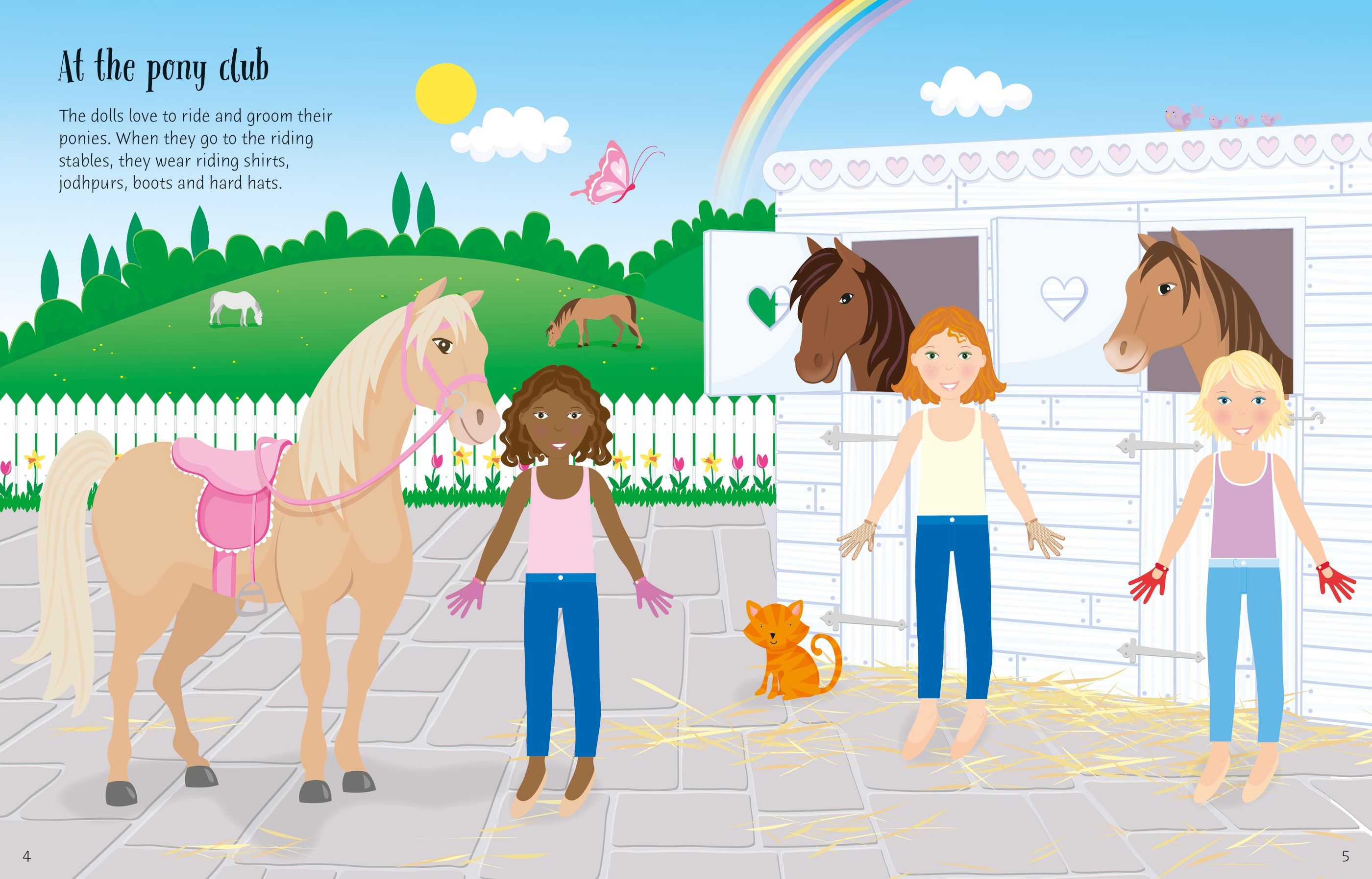 sticker dolly dressing dolls