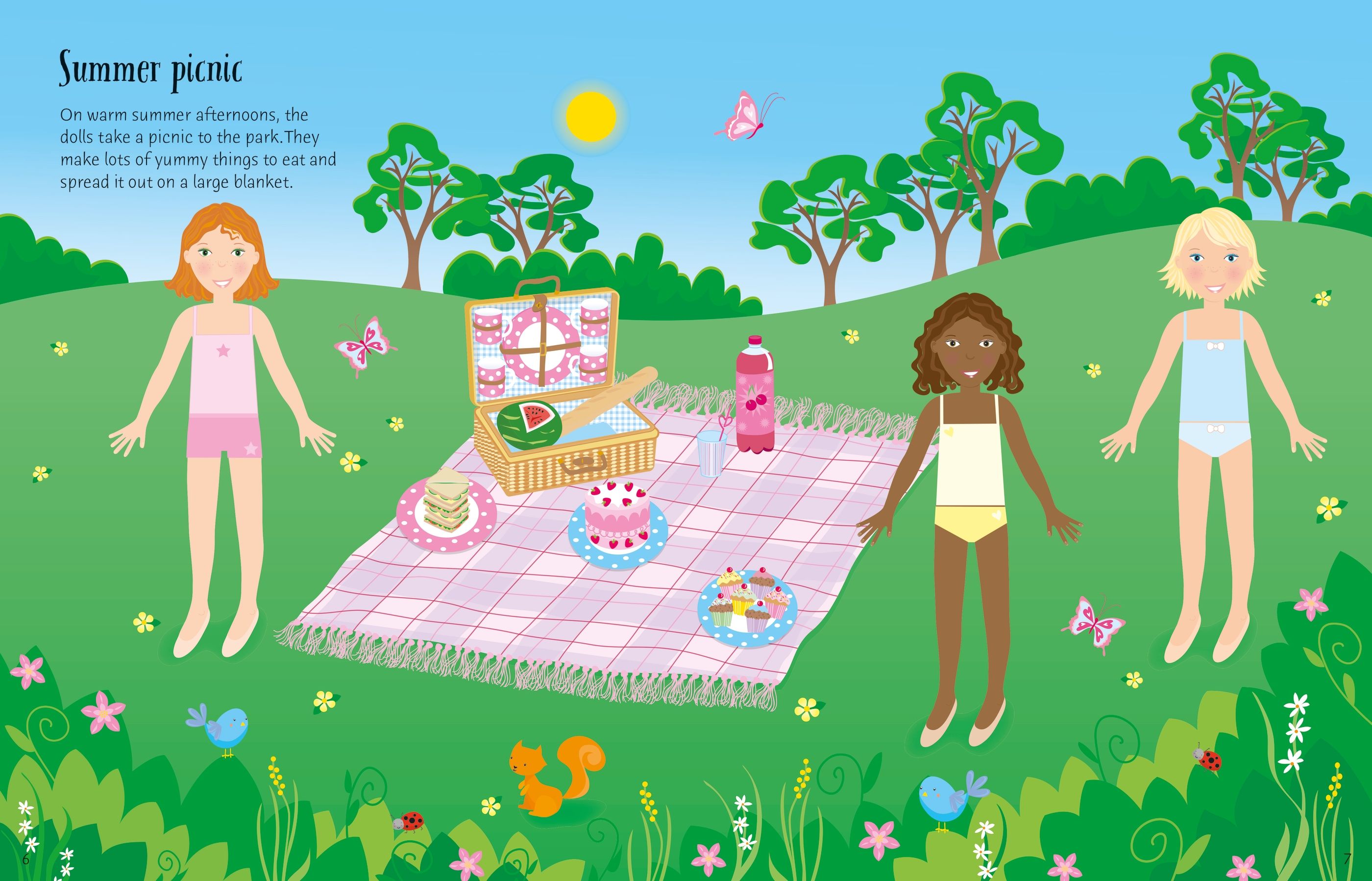 sticker dolly dressing dolls