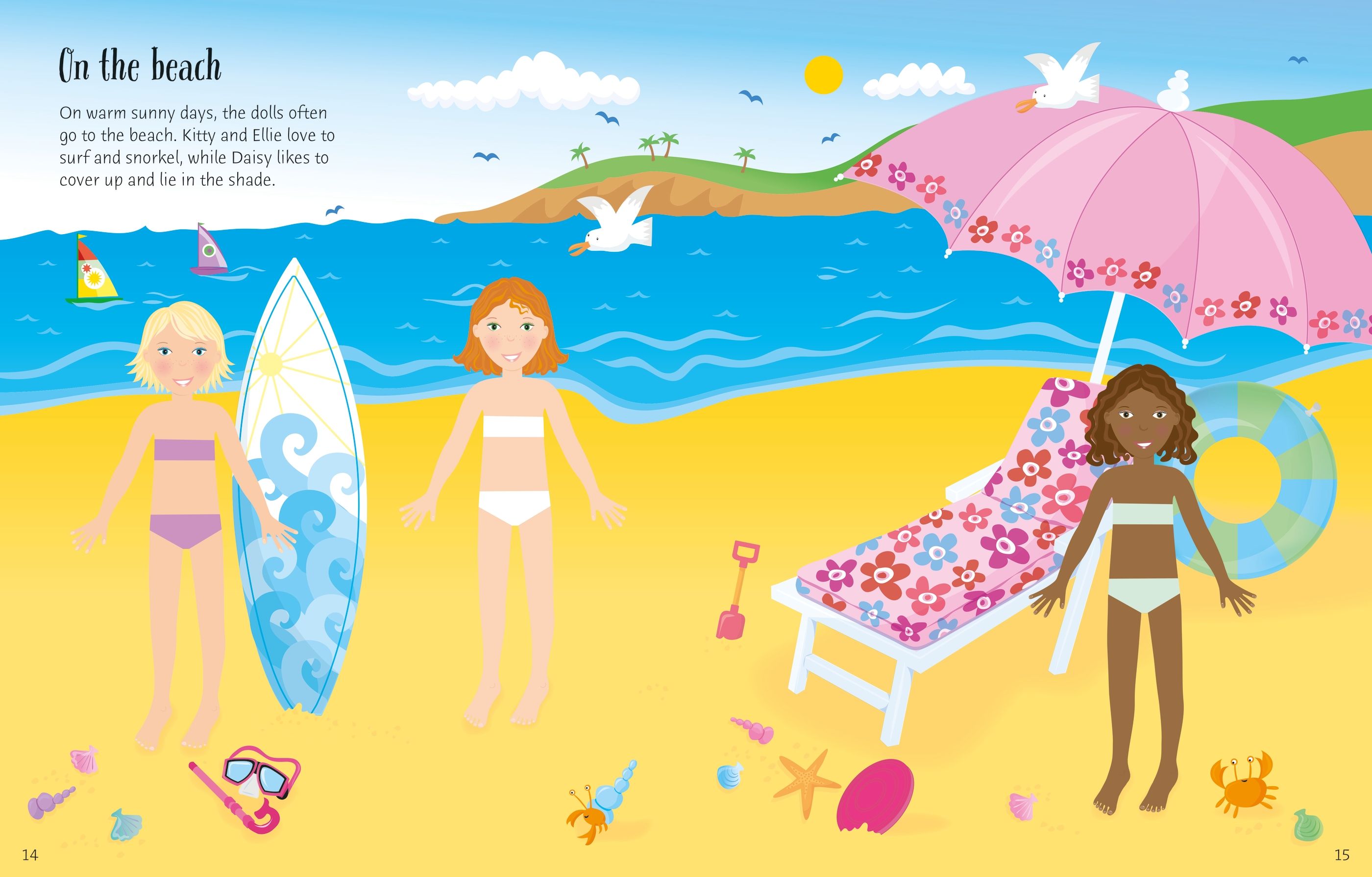 sticker dolly dressing dolls