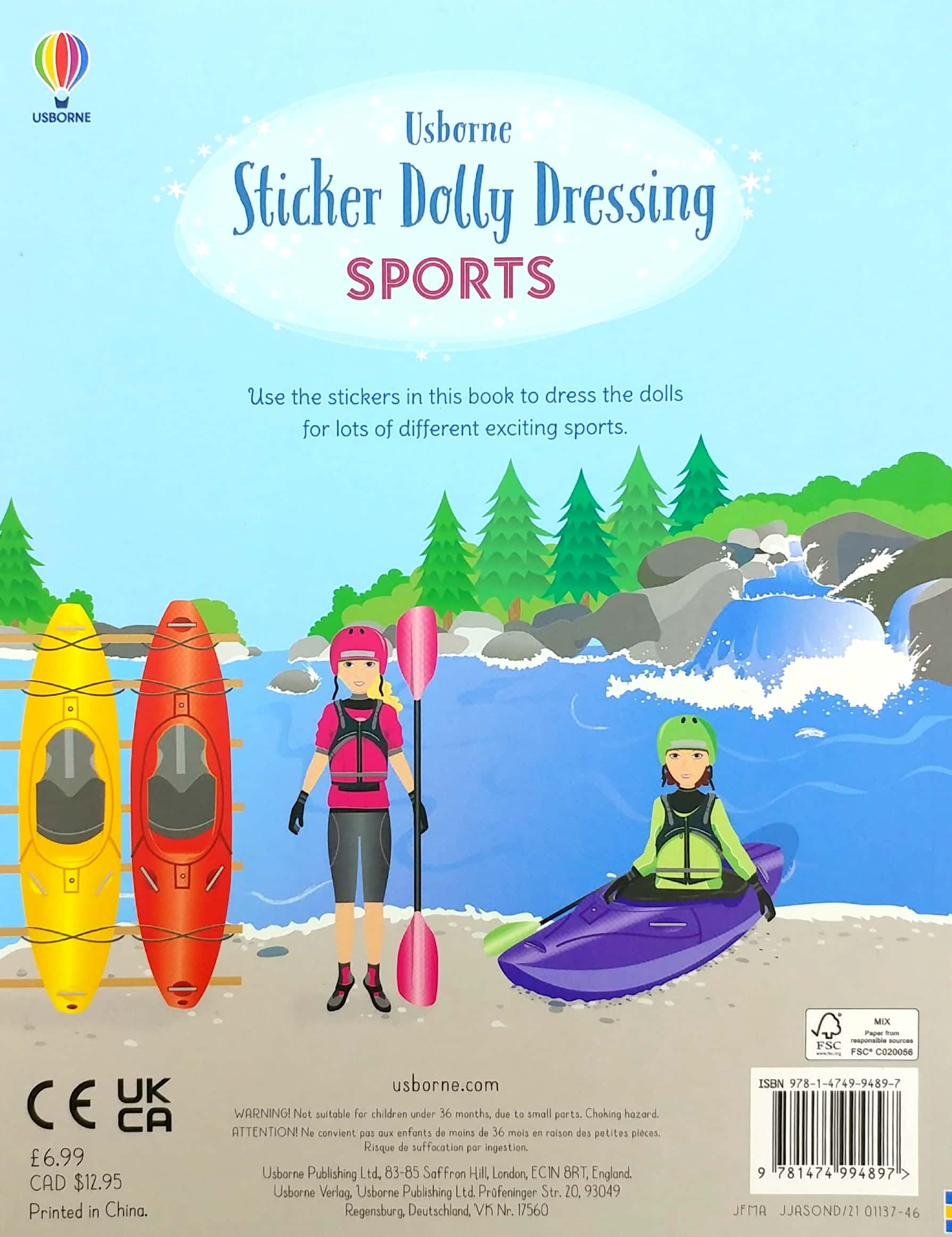sticker dolly dressing sports