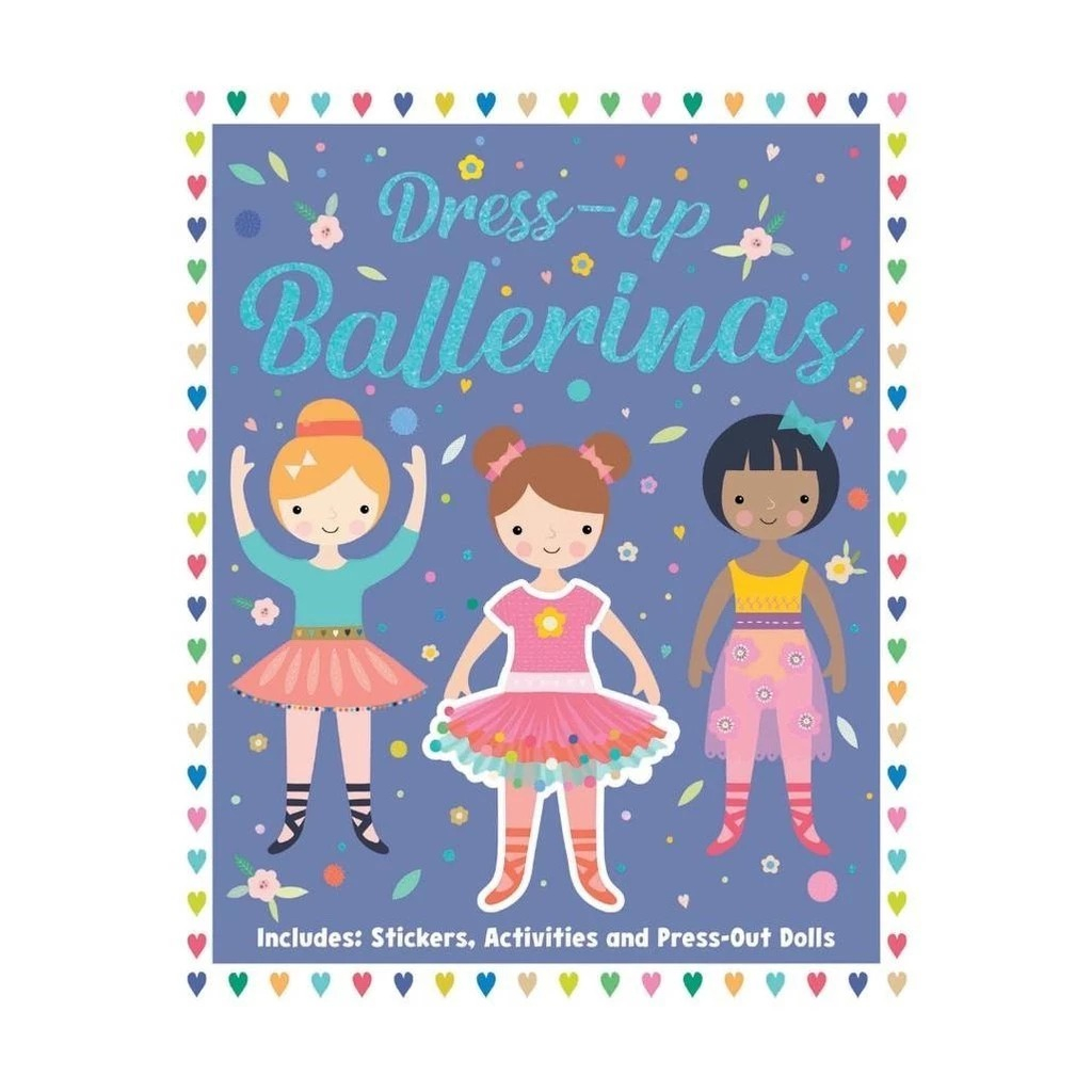 sticker dress-up book - ballerina 2