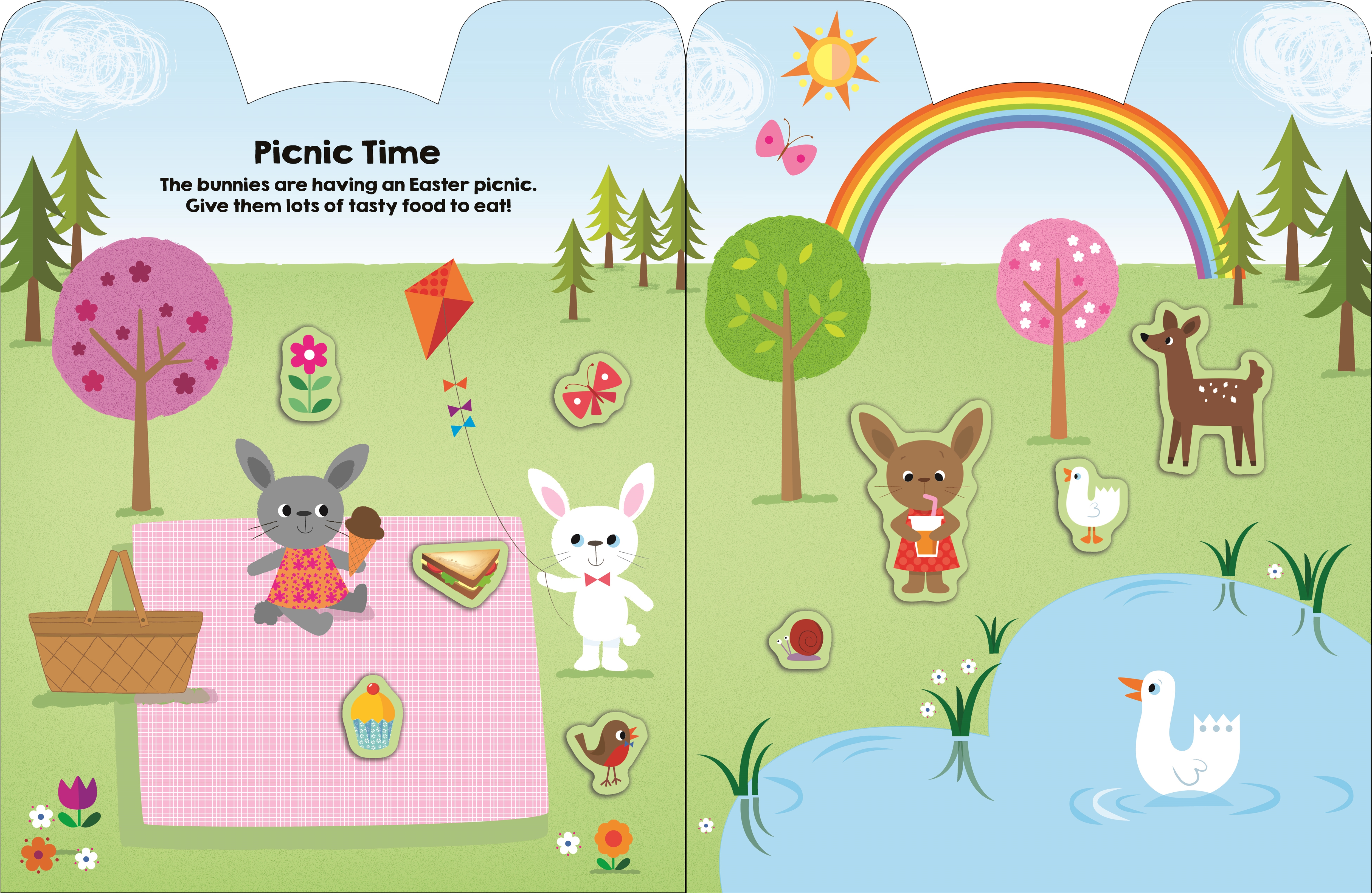 sticker friends: bunny