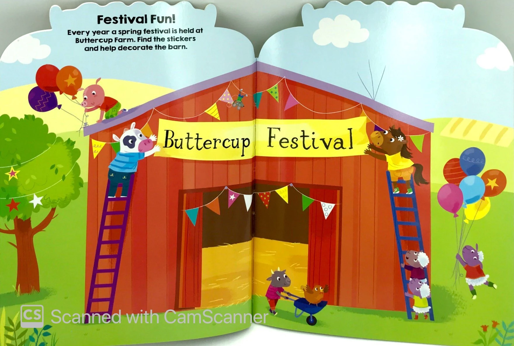 sticker friends: farm