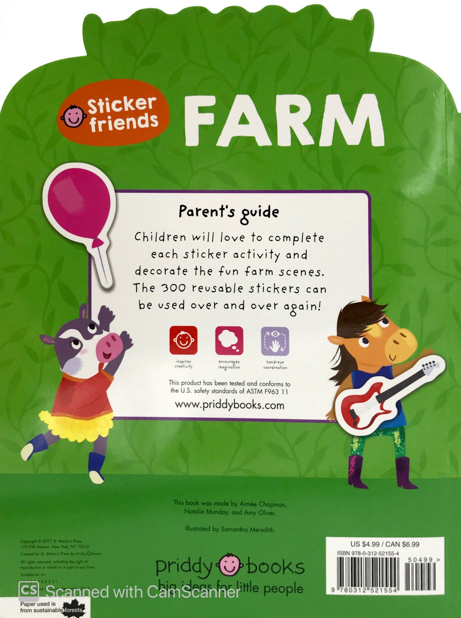sticker friends: farm
