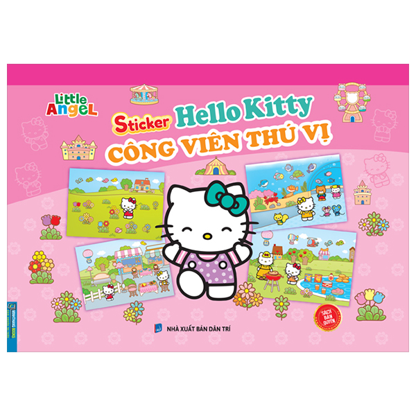 sticker hello kitty - công viên thú vị