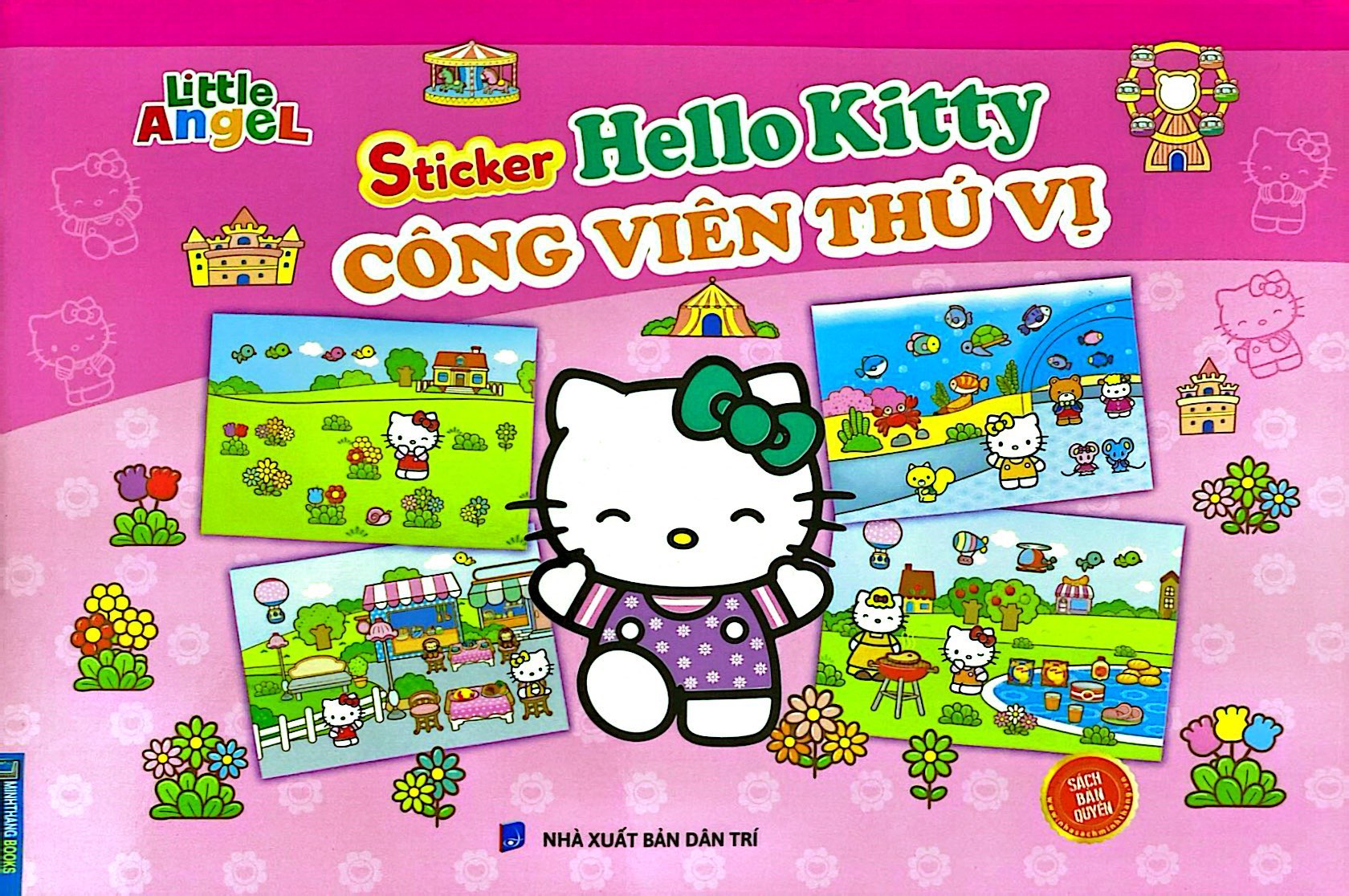 sticker hello kitty - công viên thú vị