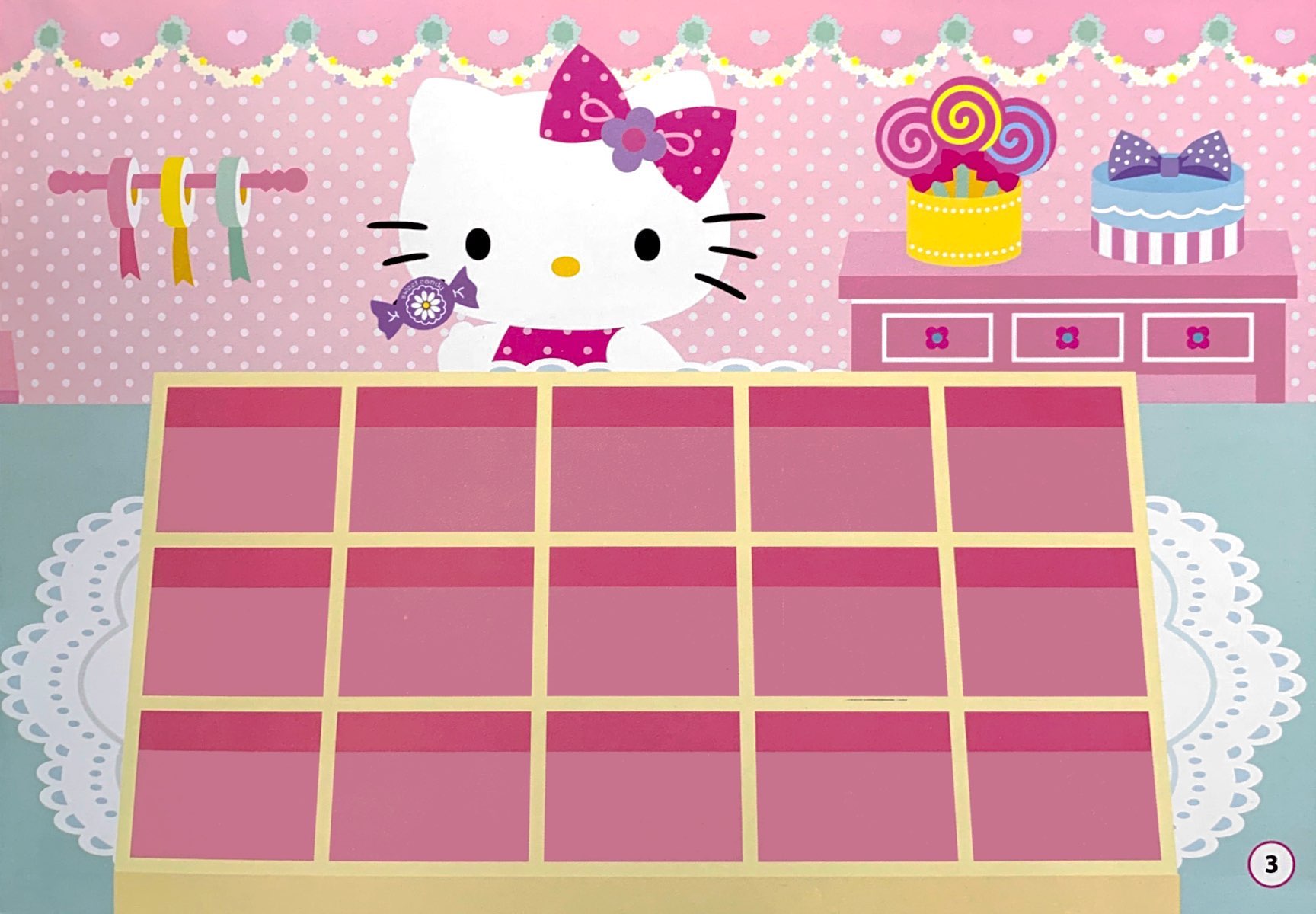 sticker - hello kitty - kitty mi nhon đến tiệm ăn ngon (3-8 tuổi) (tái bản 2023)