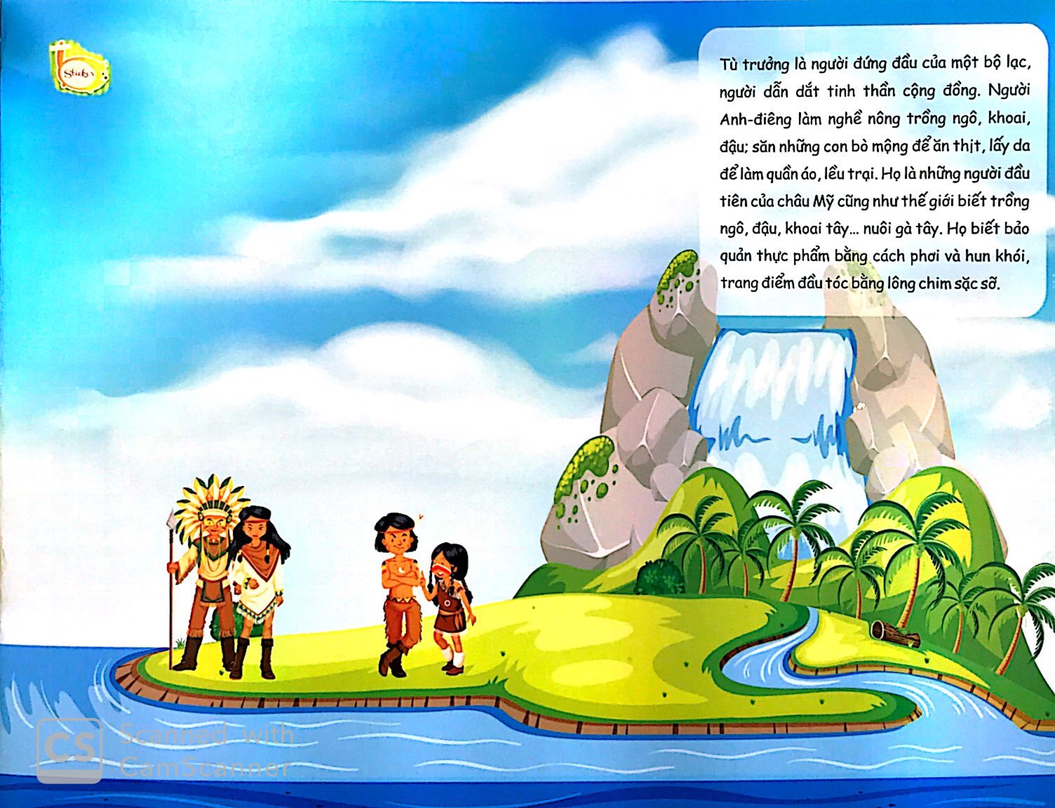 sticker khám phá thế giới - người mỹ bản địa ở hoa kỳ - native american indians