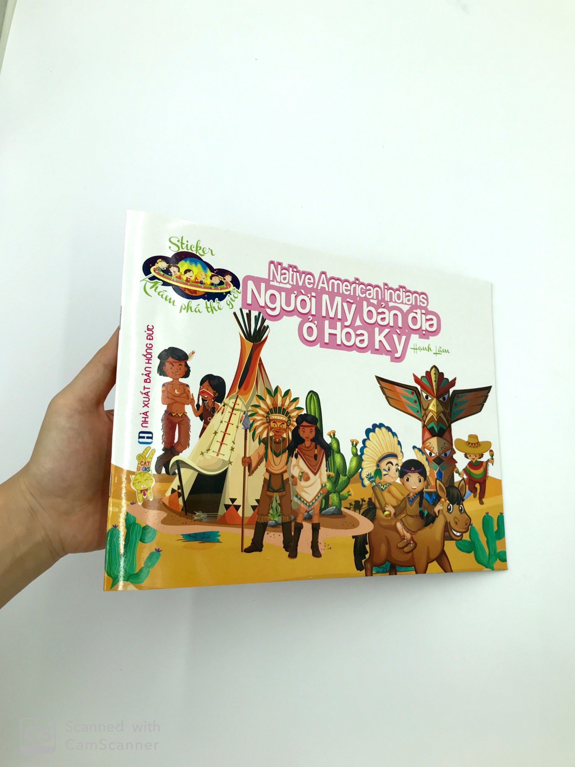 sticker khám phá thế giới - người mỹ bản địa ở hoa kỳ - native american indians