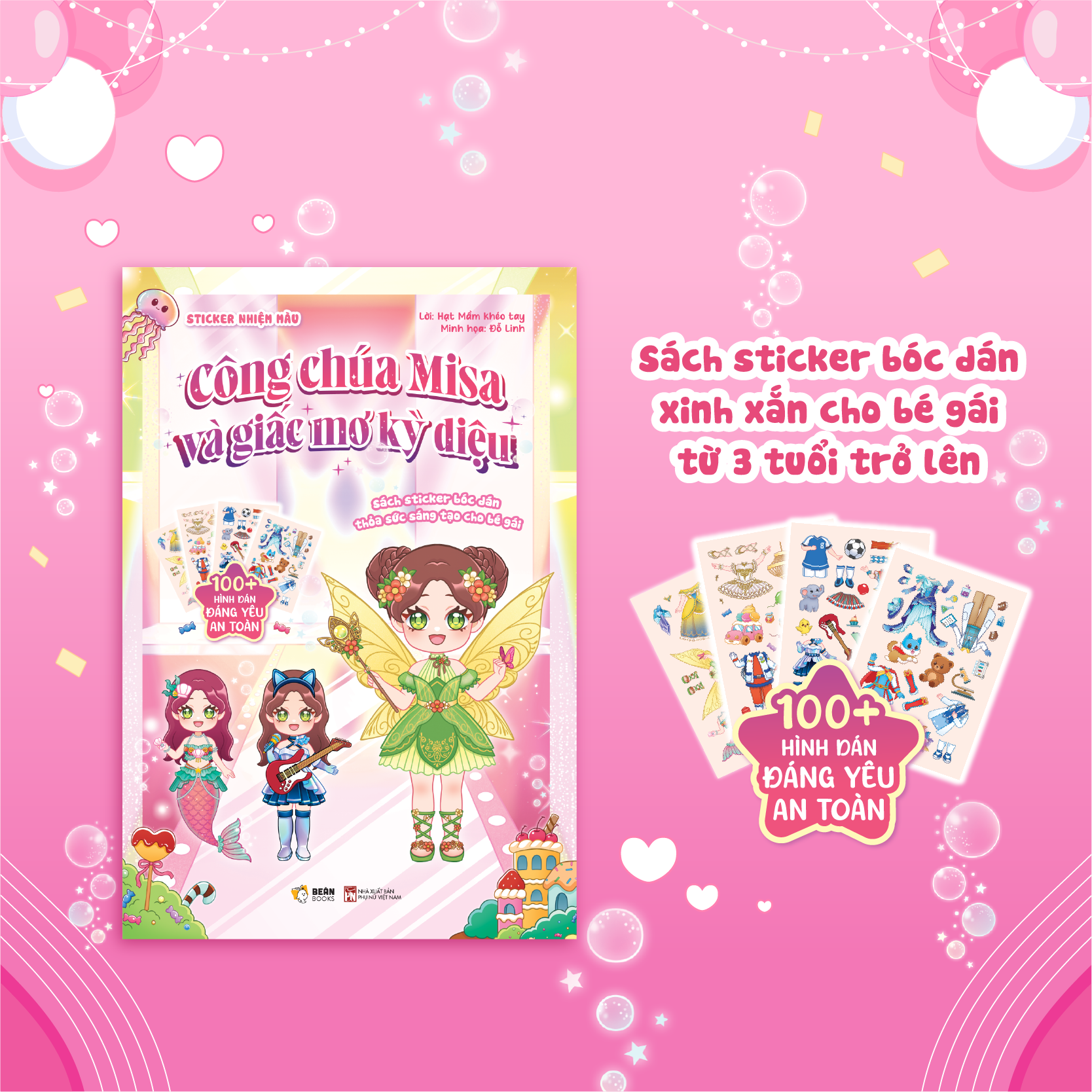 Sticker Nhiệm Màu - Công Chúa Misa Và Giấc Mơ Kỳ Diệu