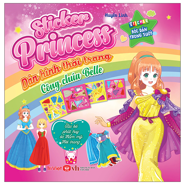Sticker Princess - Dan Hinh Thoi Trang - Cong Chua Ariel