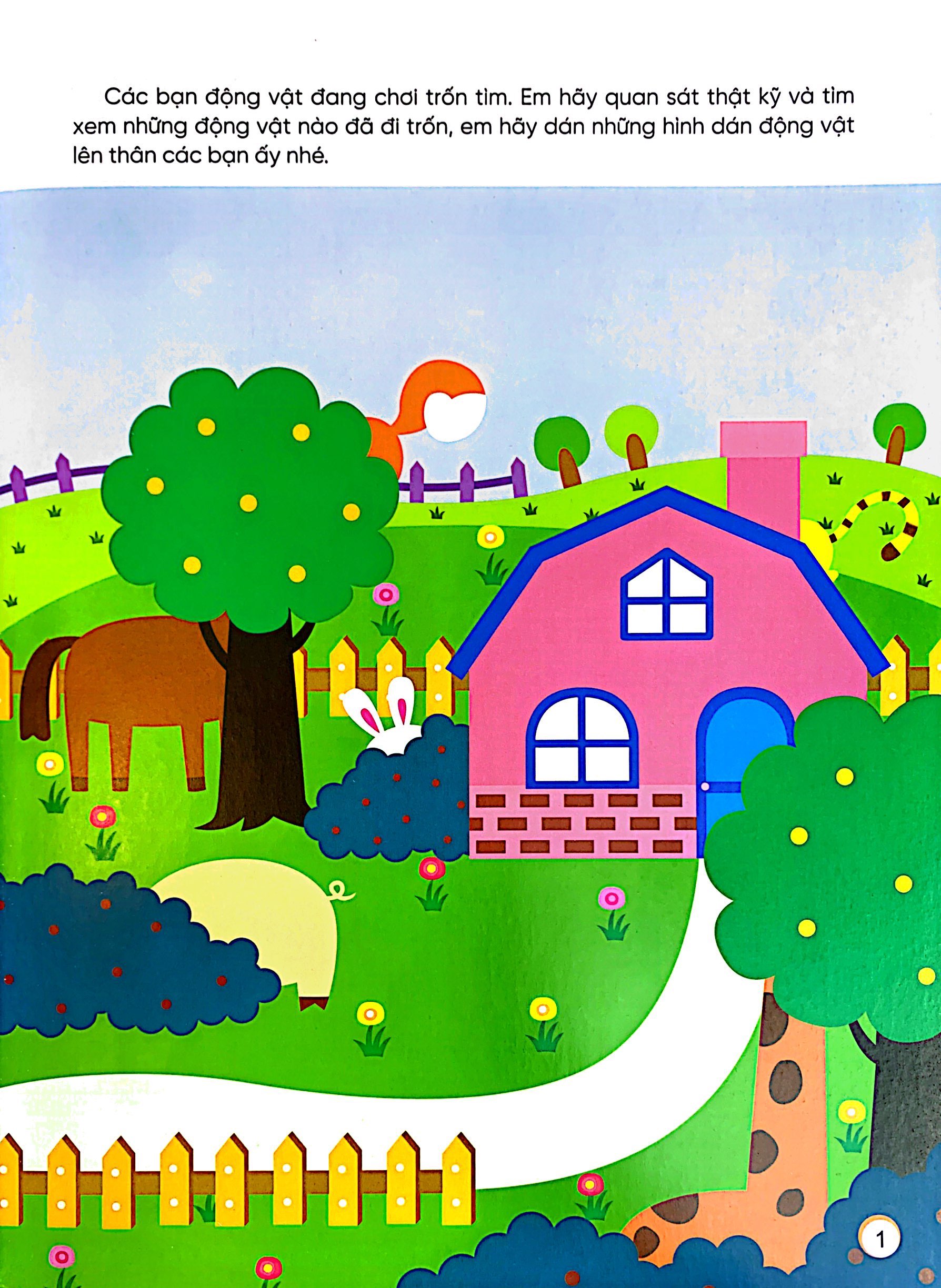 sticker thần kỳ - phát triển iq - thông minh (2-4 tuổi)