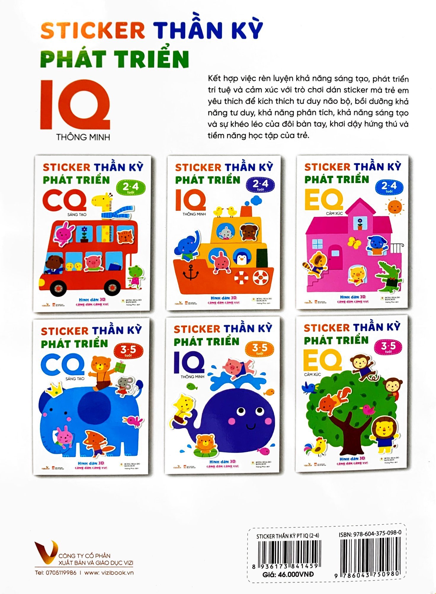 sticker thần kỳ - phát triển iq - thông minh (2-4 tuổi)