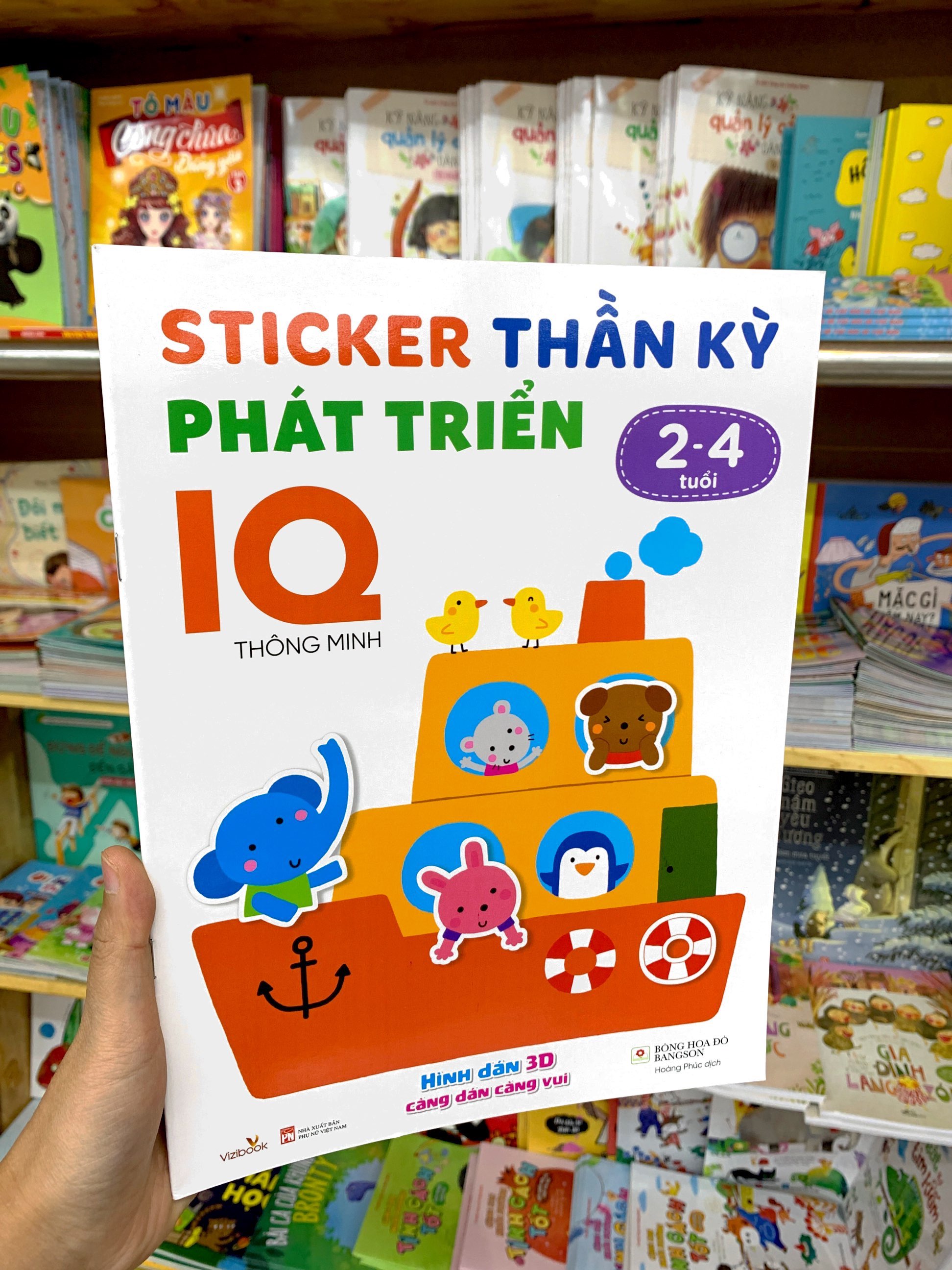 sticker thần kỳ - phát triển iq - thông minh (2-4 tuổi)