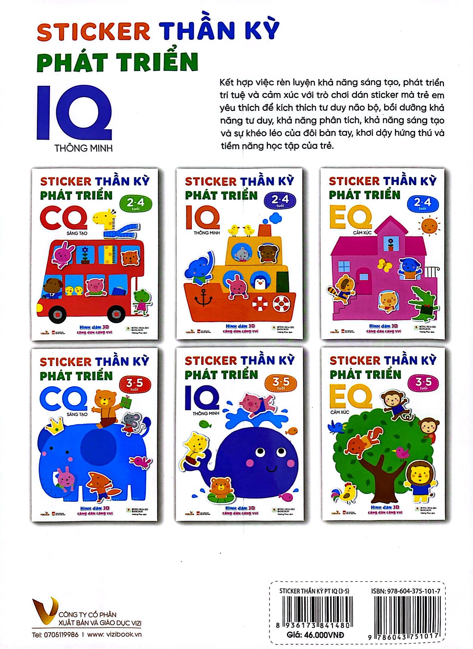 sticker thần kỳ - phát triển iq - thông minh (3-5 tuổi)