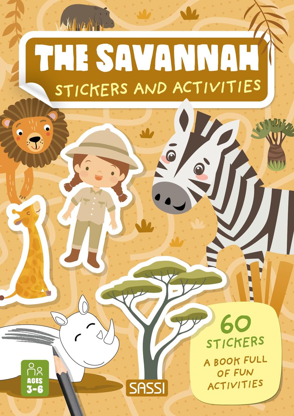 stickers and activities - the savannah