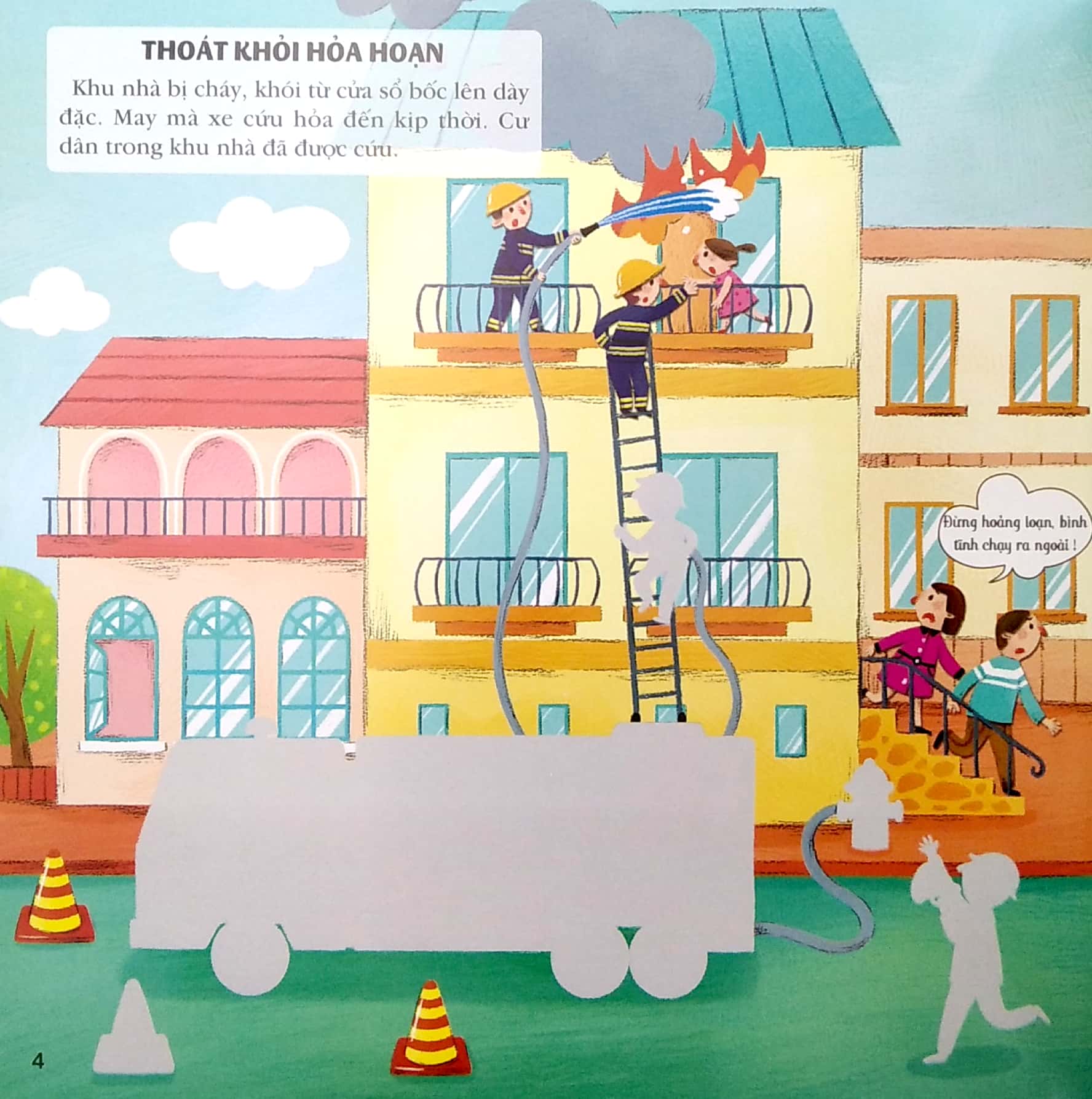 stickers kỹ năng an toàn cho bé - sơ cứu an toàn