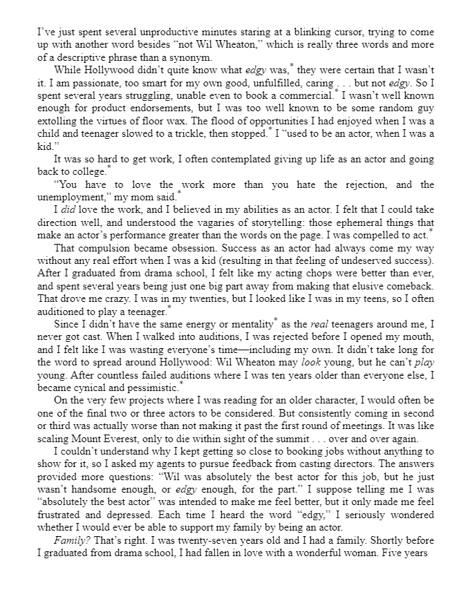 still just a geek: an annotated memoir