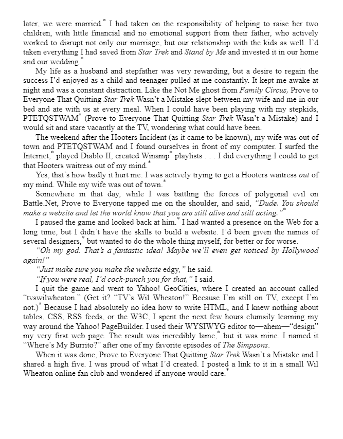 still just a geek: an annotated memoir