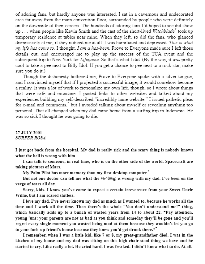 still just a geek: an annotated memoir