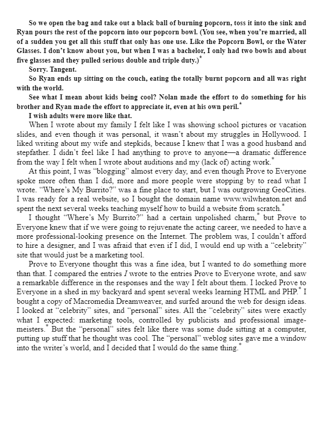 still just a geek: an annotated memoir