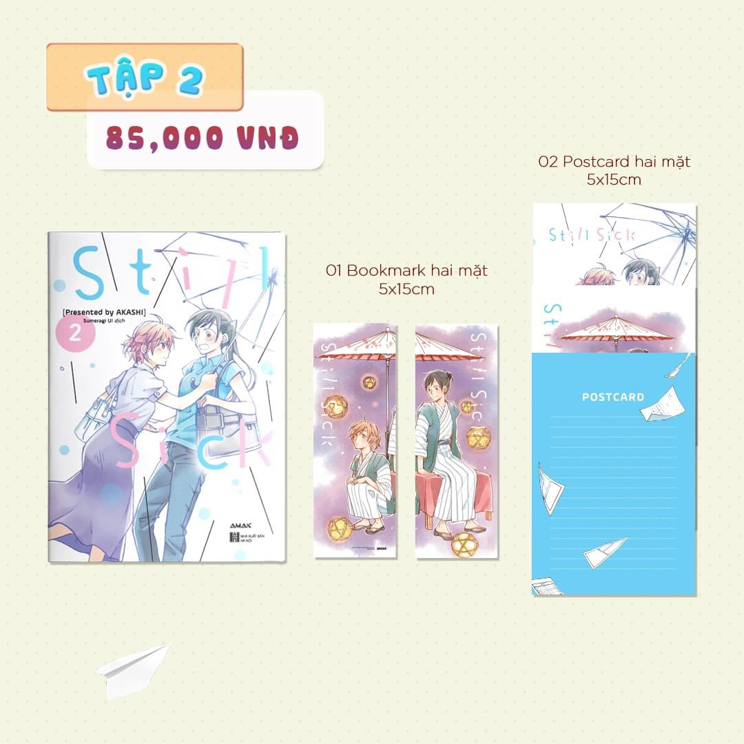 still sick - trọn bộ 3 tập - tặng kèm 3 bookmark + 6 postcard 10x15cm + 1 đai sách