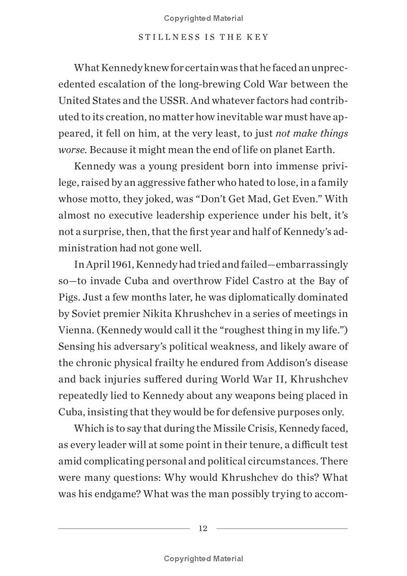 stillness is the key