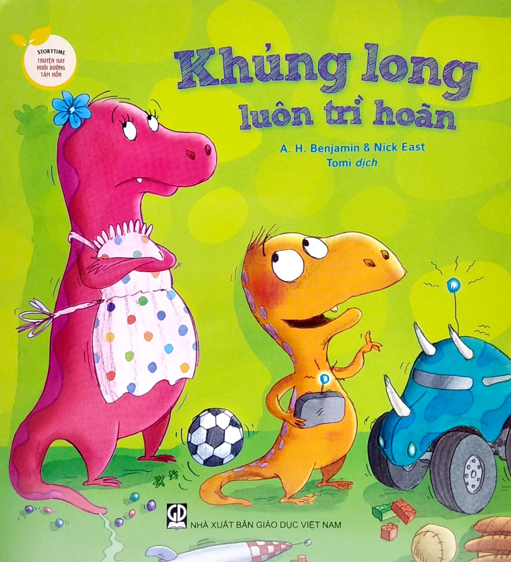 storytime - truyện hay nuôi dưỡng tâm hồn - khủng long luôn trì hoãn (tái bản 2022)