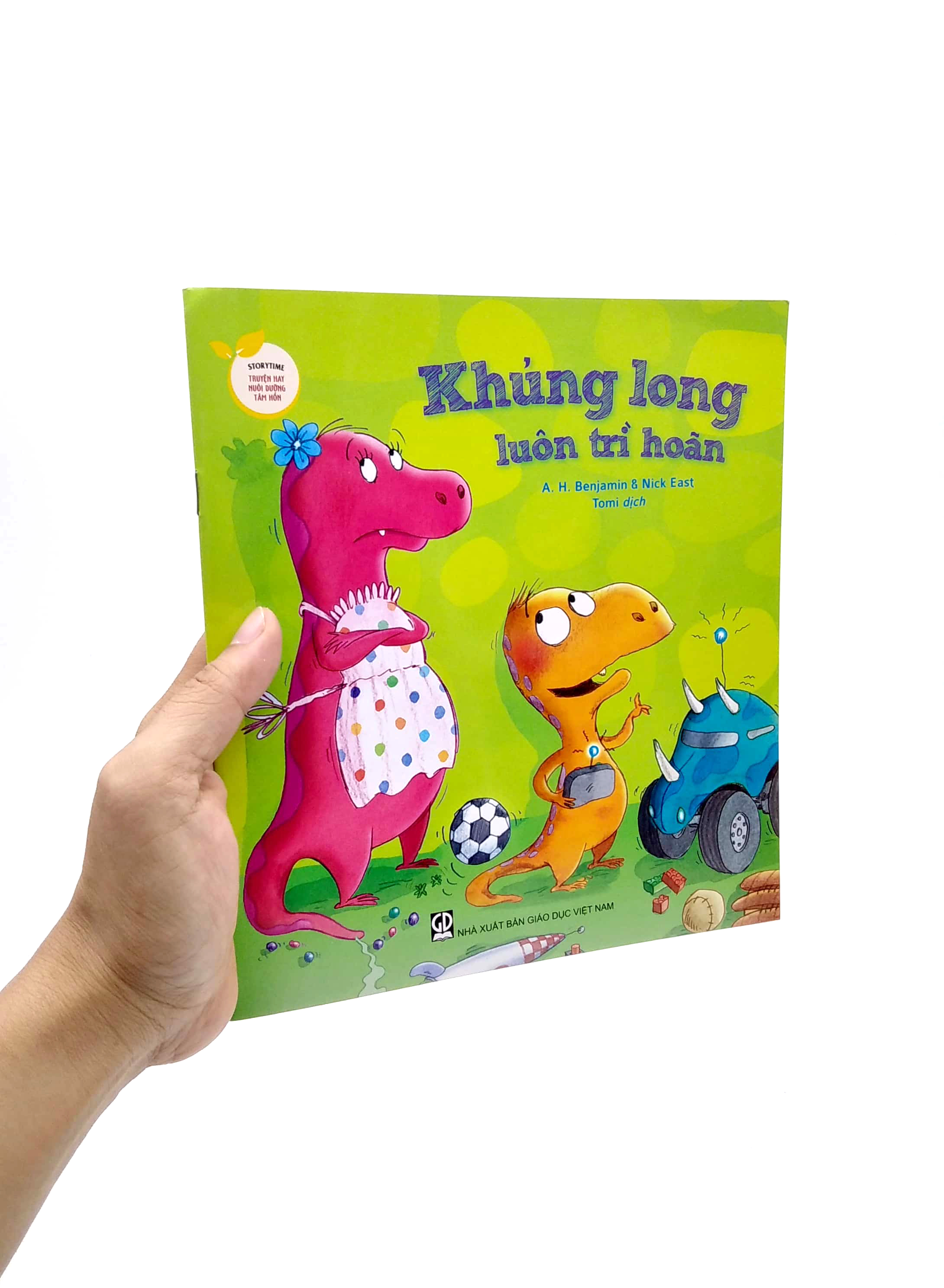 storytime - truyện hay nuôi dưỡng tâm hồn - khủng long luôn trì hoãn (tái bản 2022)