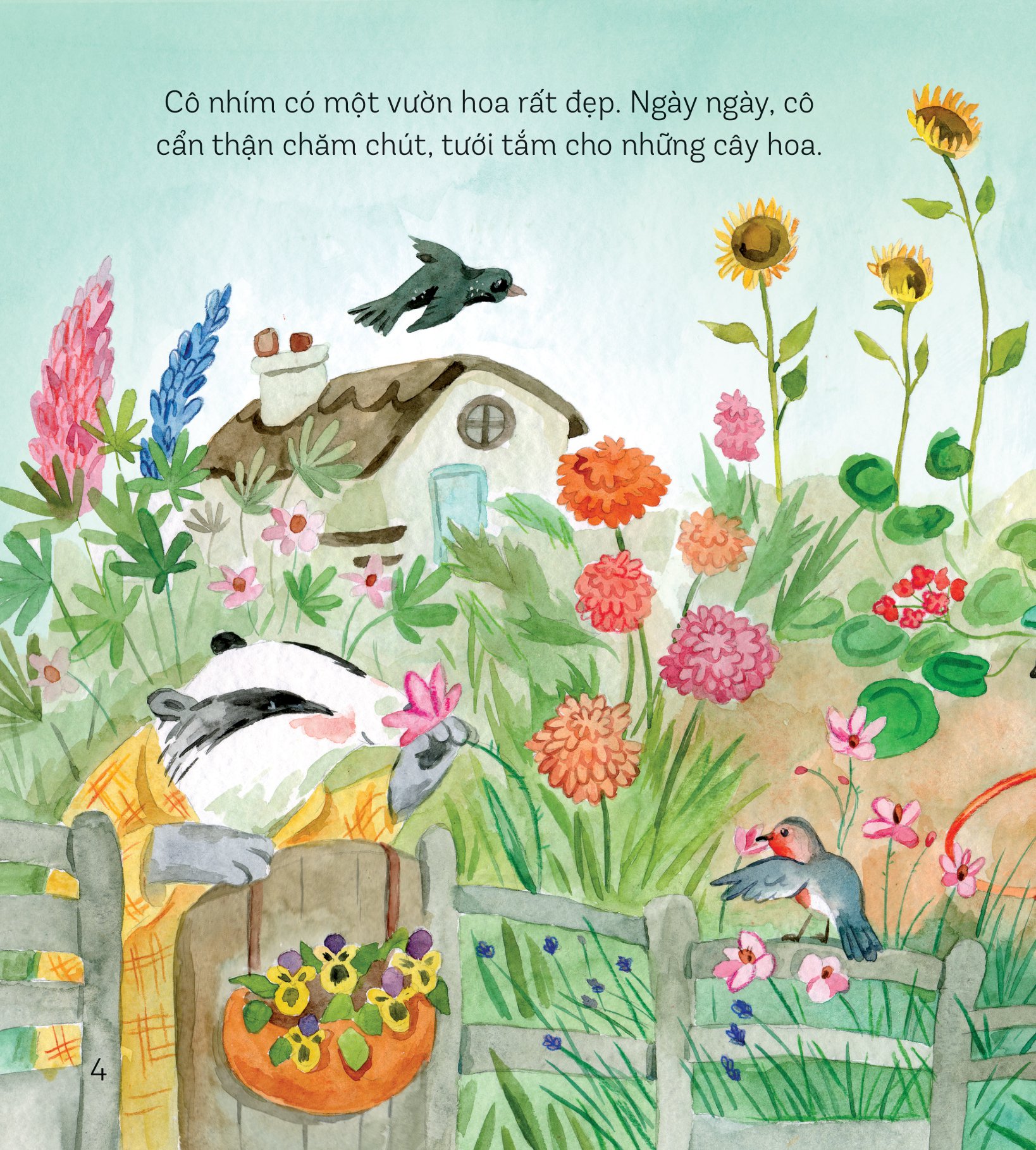 storytime - truyện hay phát triển trí tuệ - ai phá vườn hoa của cô nhím?