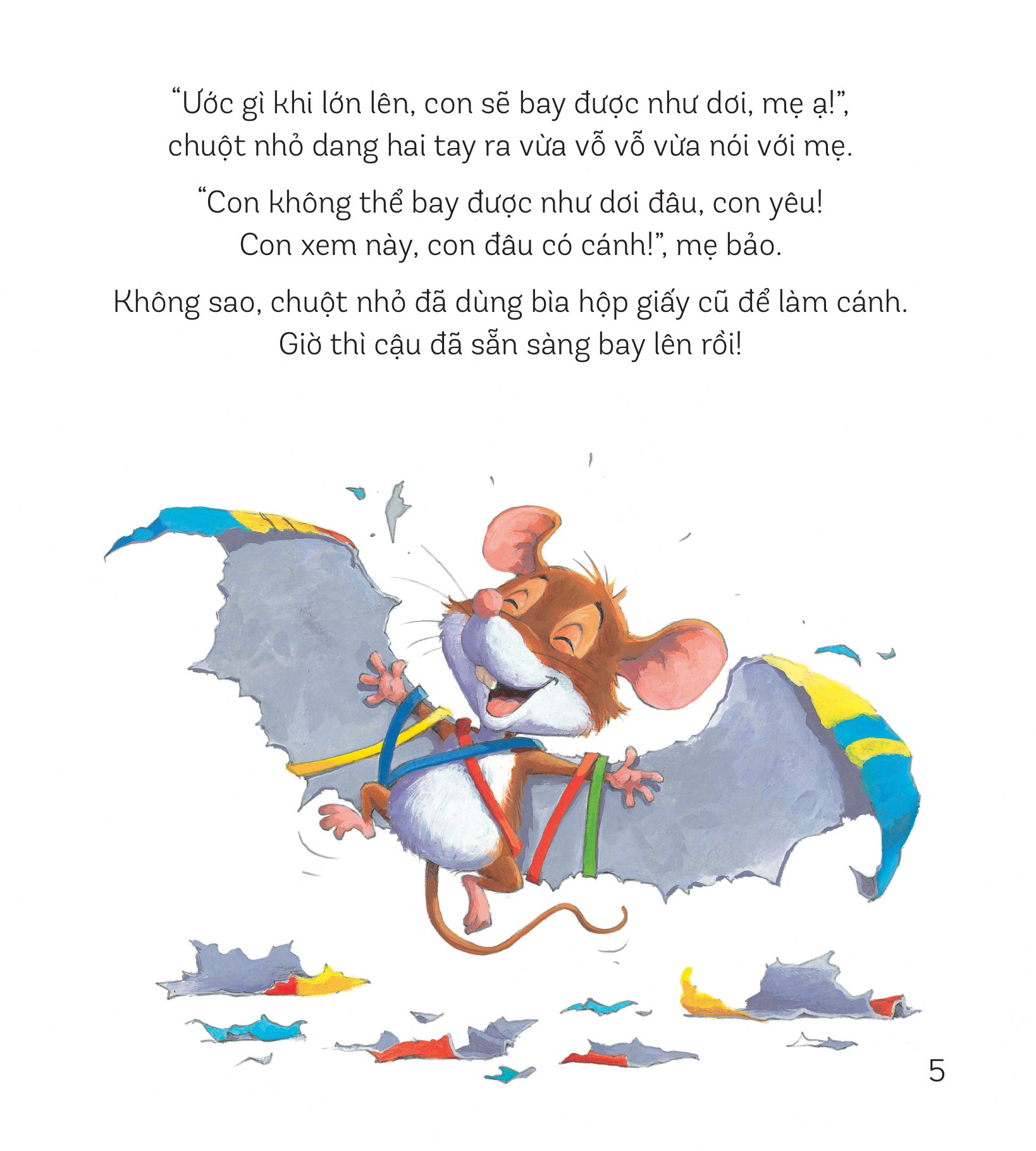 storytime - truyện hay phát triển trí tuệ - chuột nhỏ bay được không?