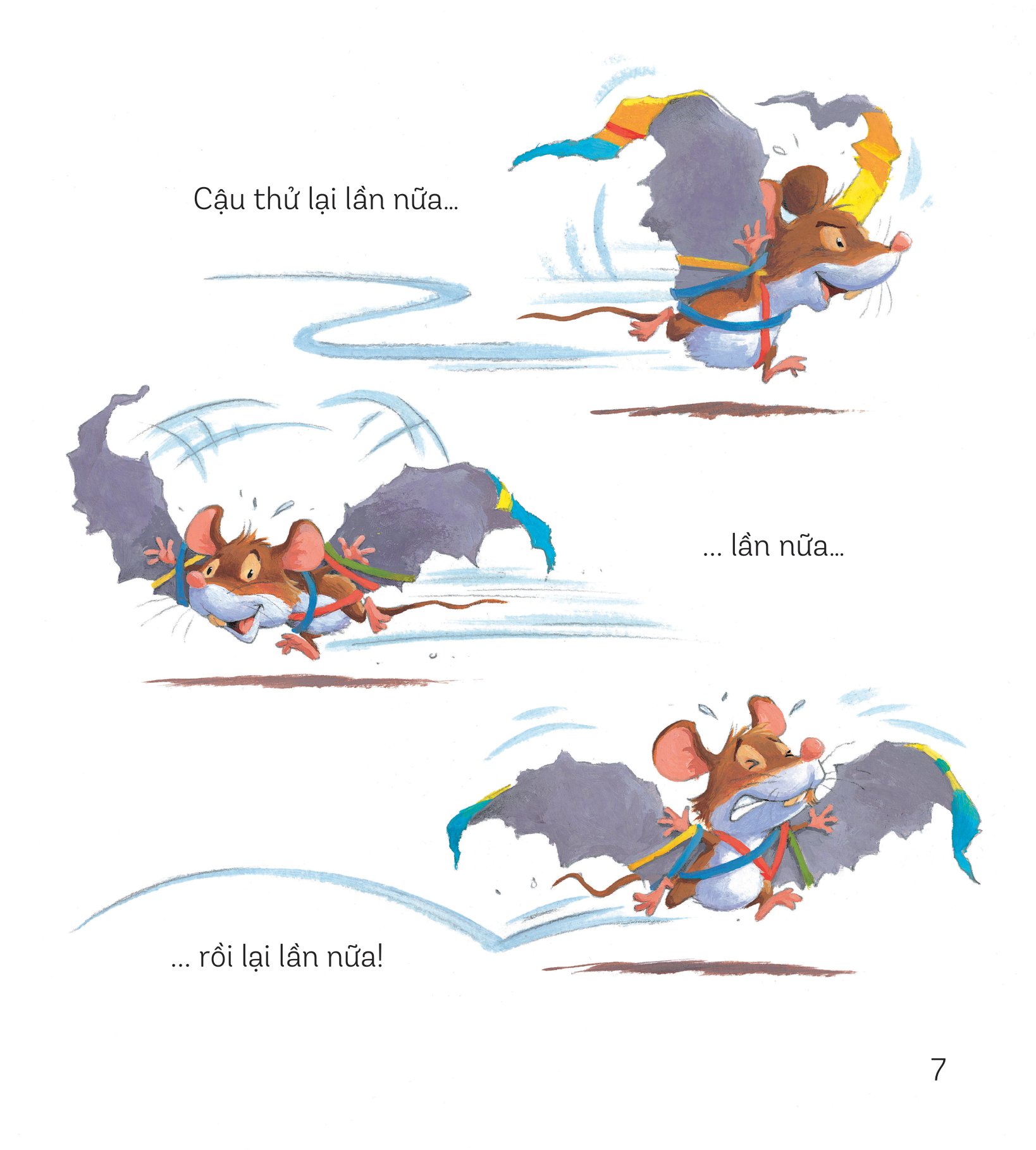 storytime - truyện hay phát triển trí tuệ - chuột nhỏ bay được không?