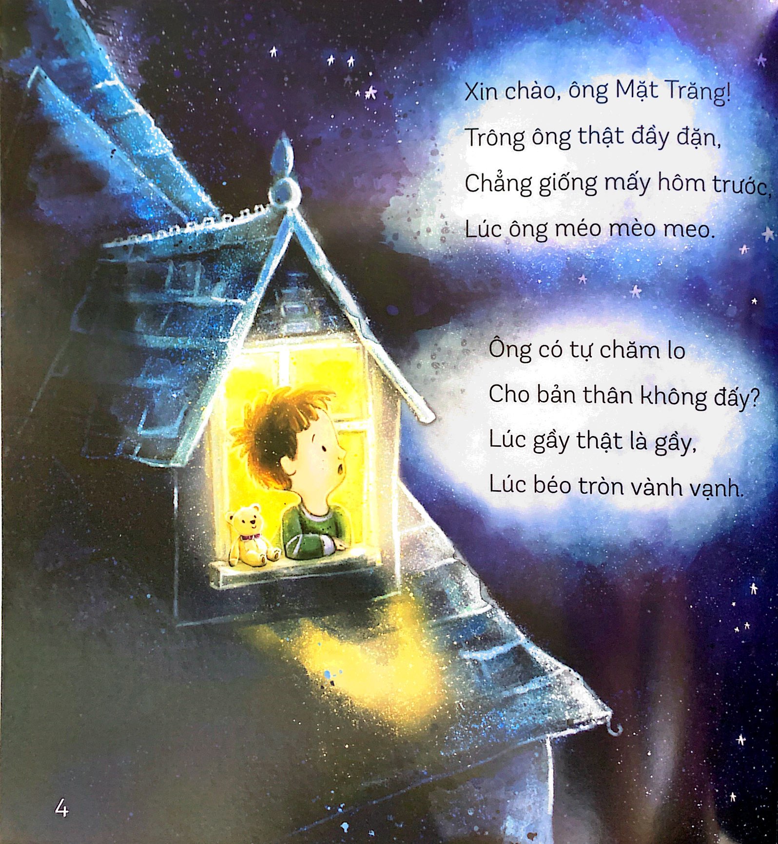 storytime - truyện hay phát triển trí tuệ - tại sao mặt trăng khi tròn, khi khuyết?