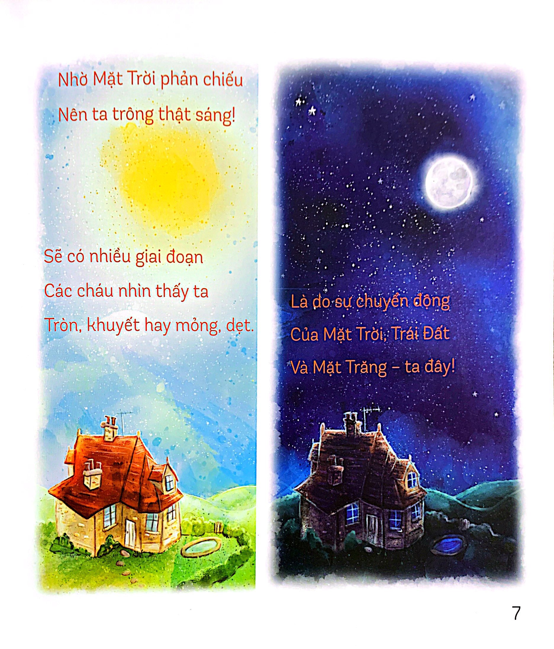 storytime - truyện hay phát triển trí tuệ - tại sao mặt trăng khi tròn, khi khuyết?