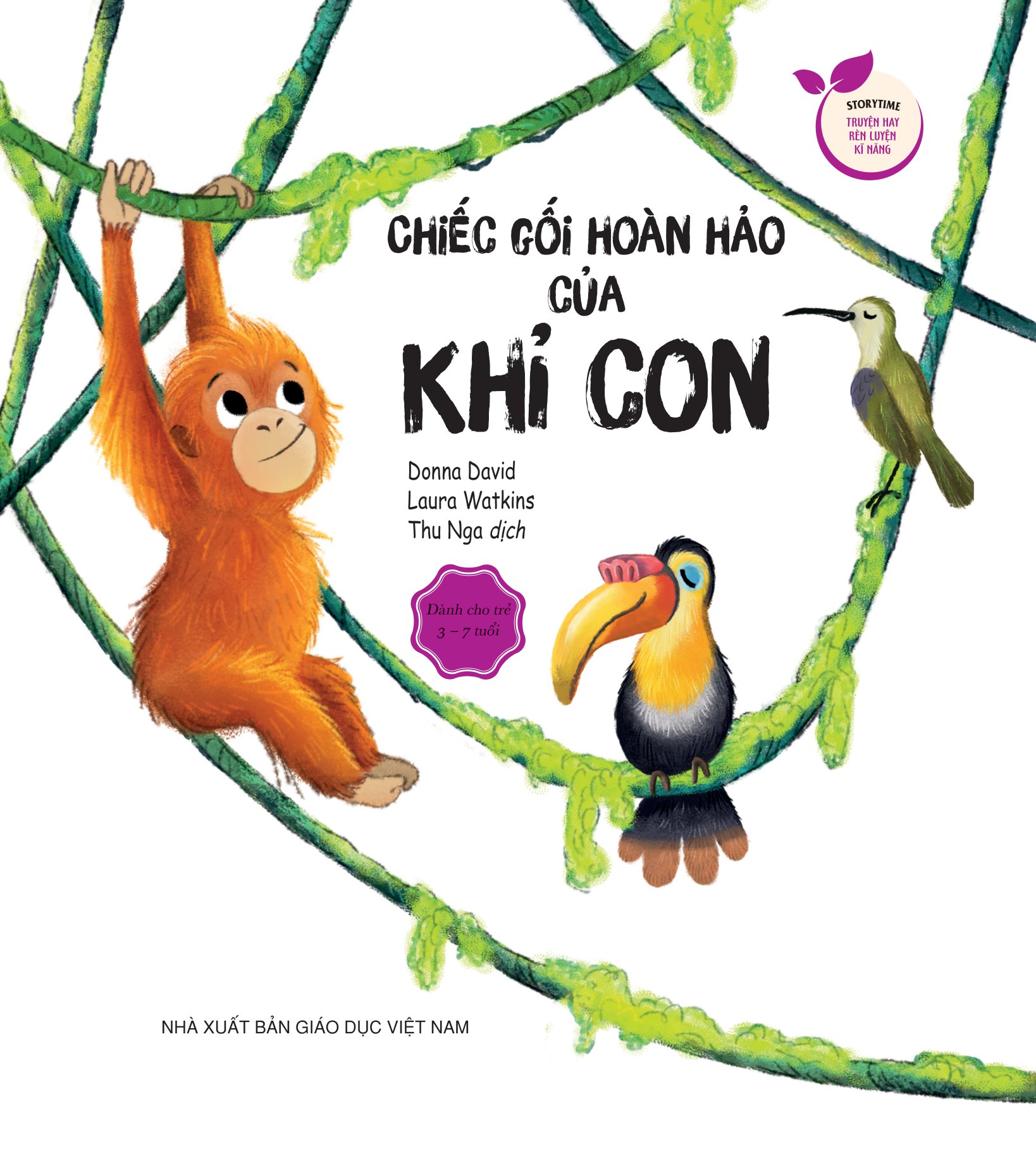 storytime - truyện hay rèn luyện kĩ năng - chiếc gối hoàn hảo của khỉ con