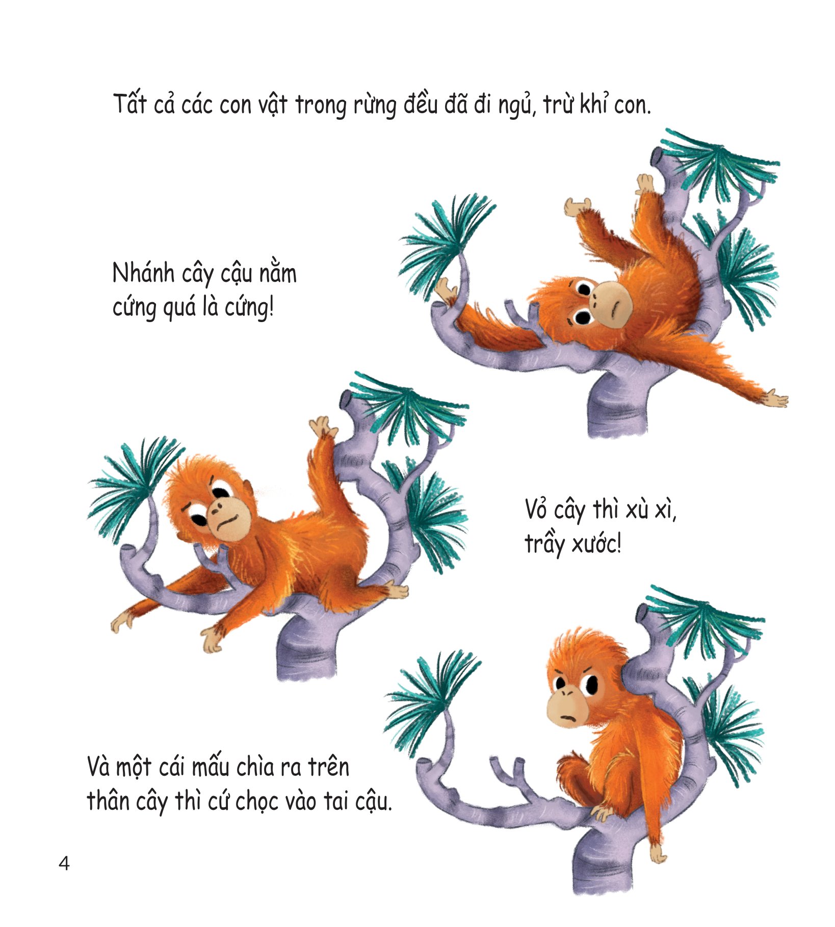 storytime - truyện hay rèn luyện kĩ năng - chiếc gối hoàn hảo của khỉ con