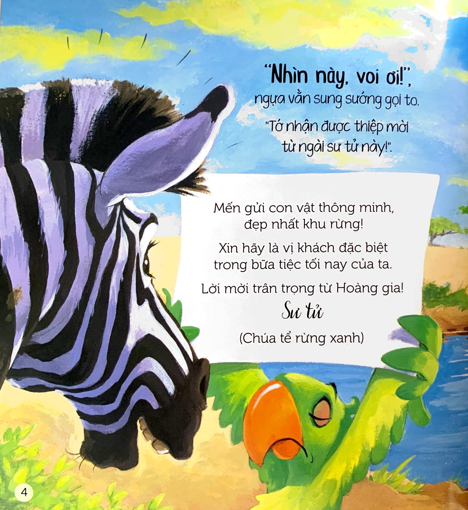 storytime - truyện hay rèn luyện kĩ năng - chớ mắc mưu sư tử