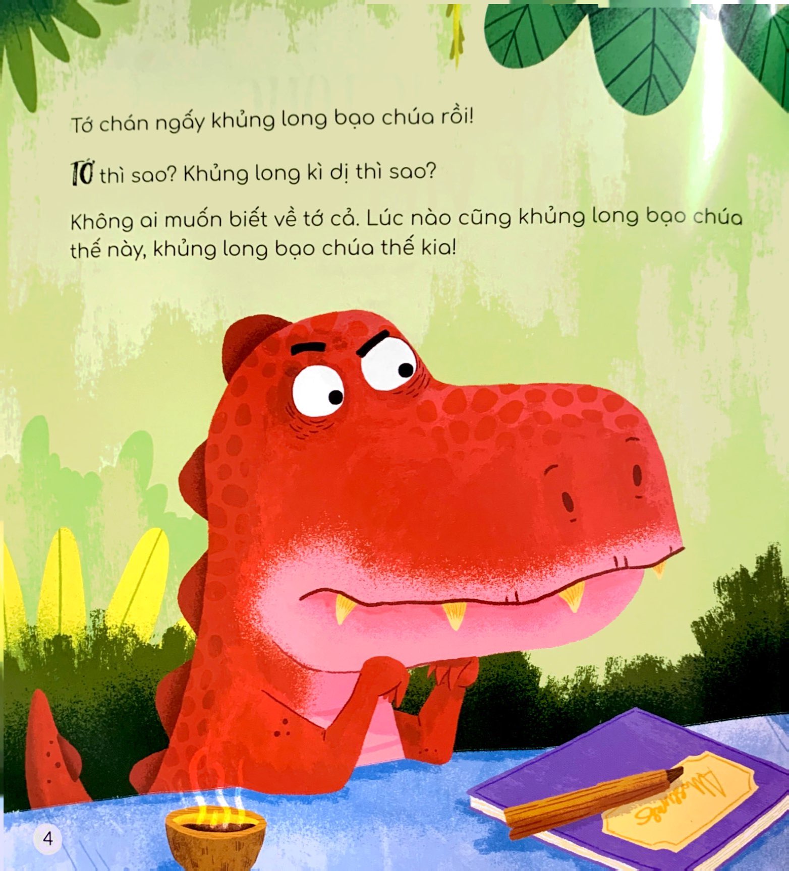 storytime - truyện hay rèn luyện kĩ năng - khủng long tập viết sách