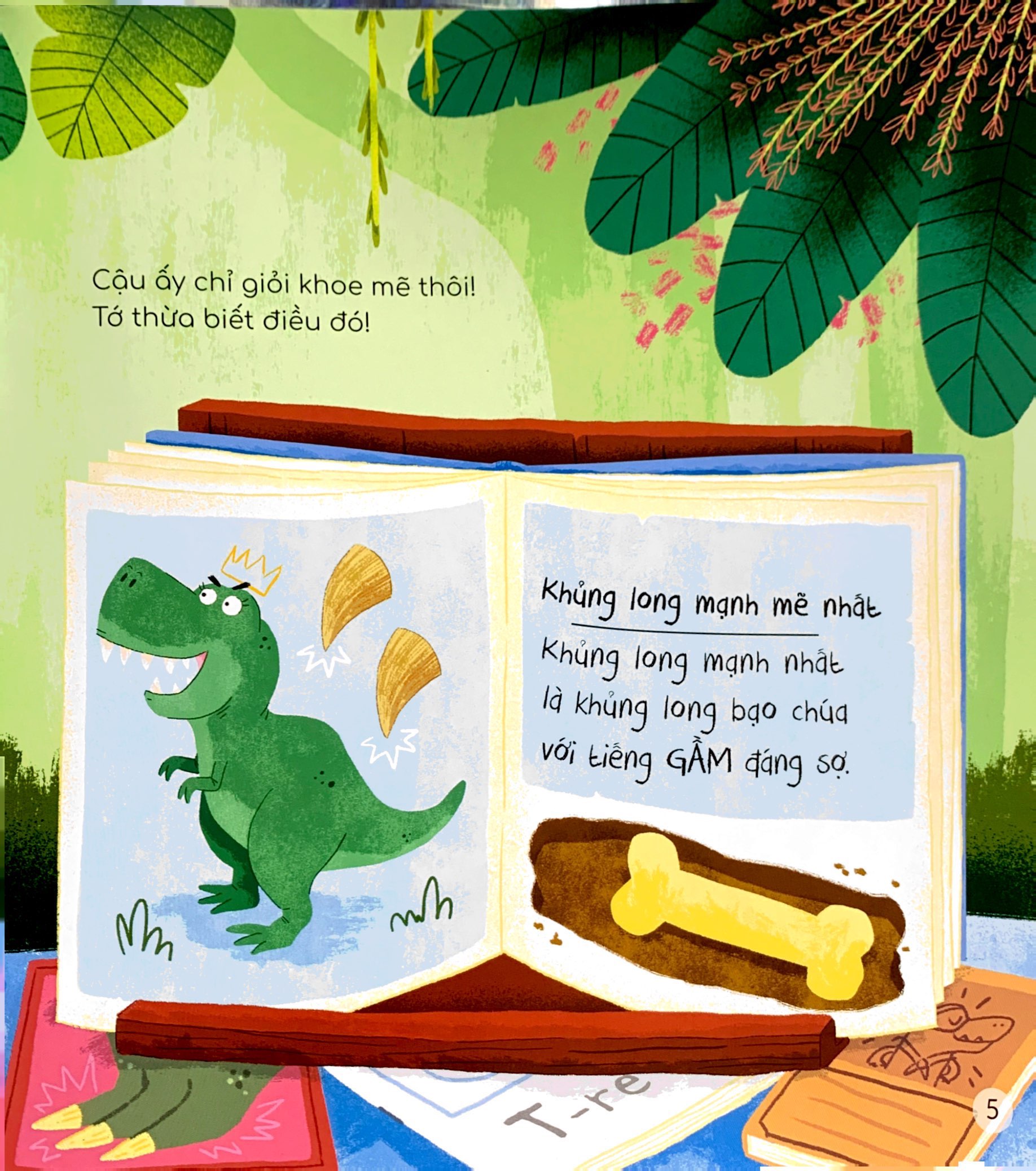 storytime - truyện hay rèn luyện kĩ năng - khủng long tập viết sách