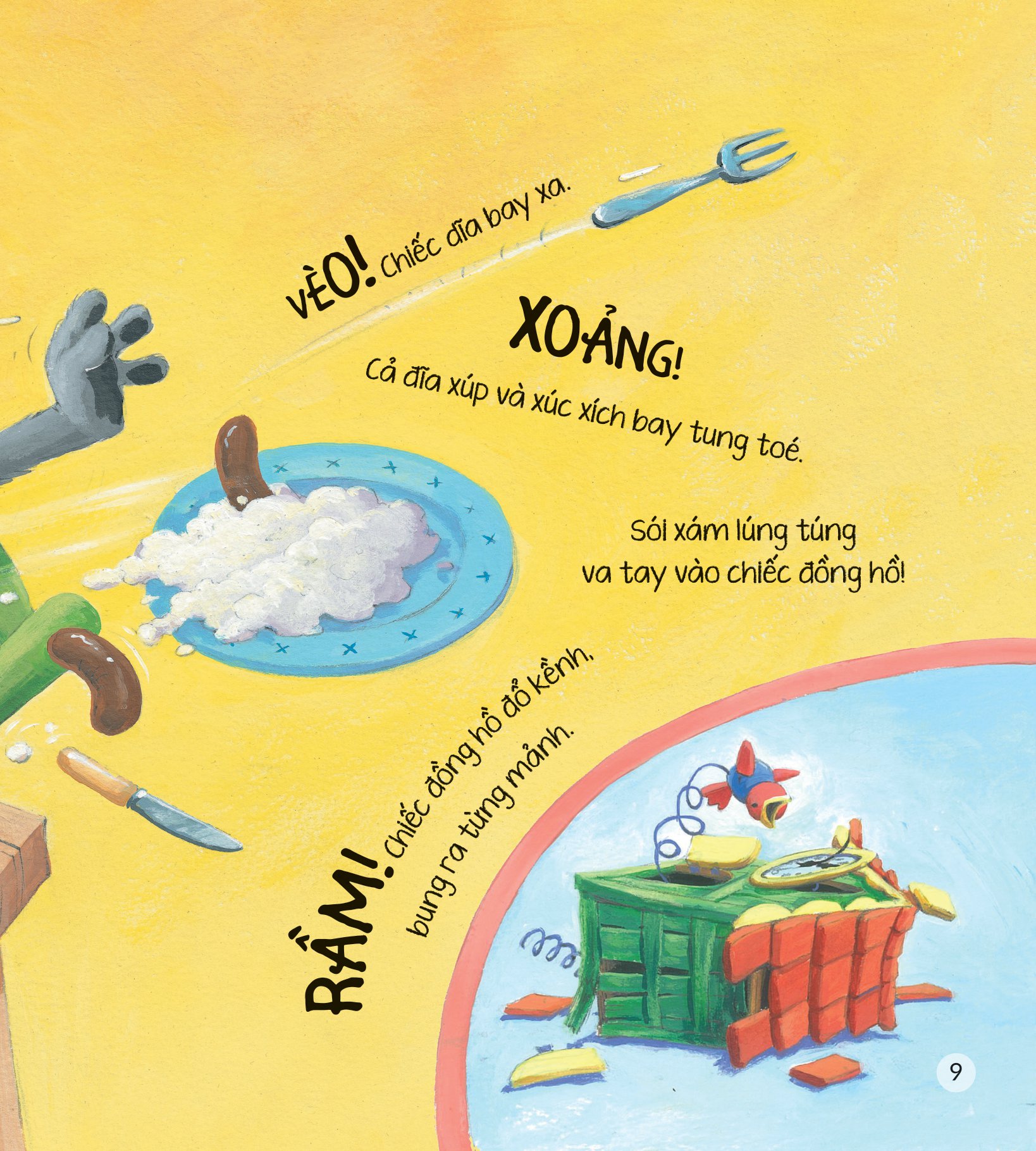 storytime - truyện hay rèn luyện kĩ năng - sói xám đã biết xem giờ