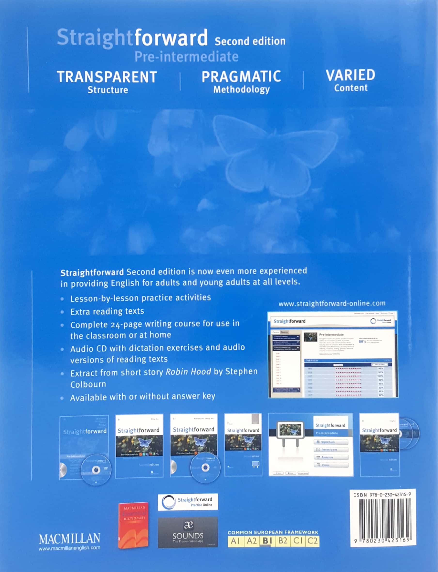 straightforward pre-intermediate level: workbook with key + cd