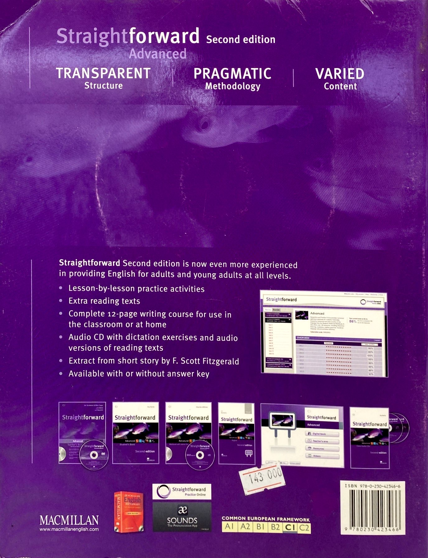 straightforward second edition workbook (+ key) + cd advanced level