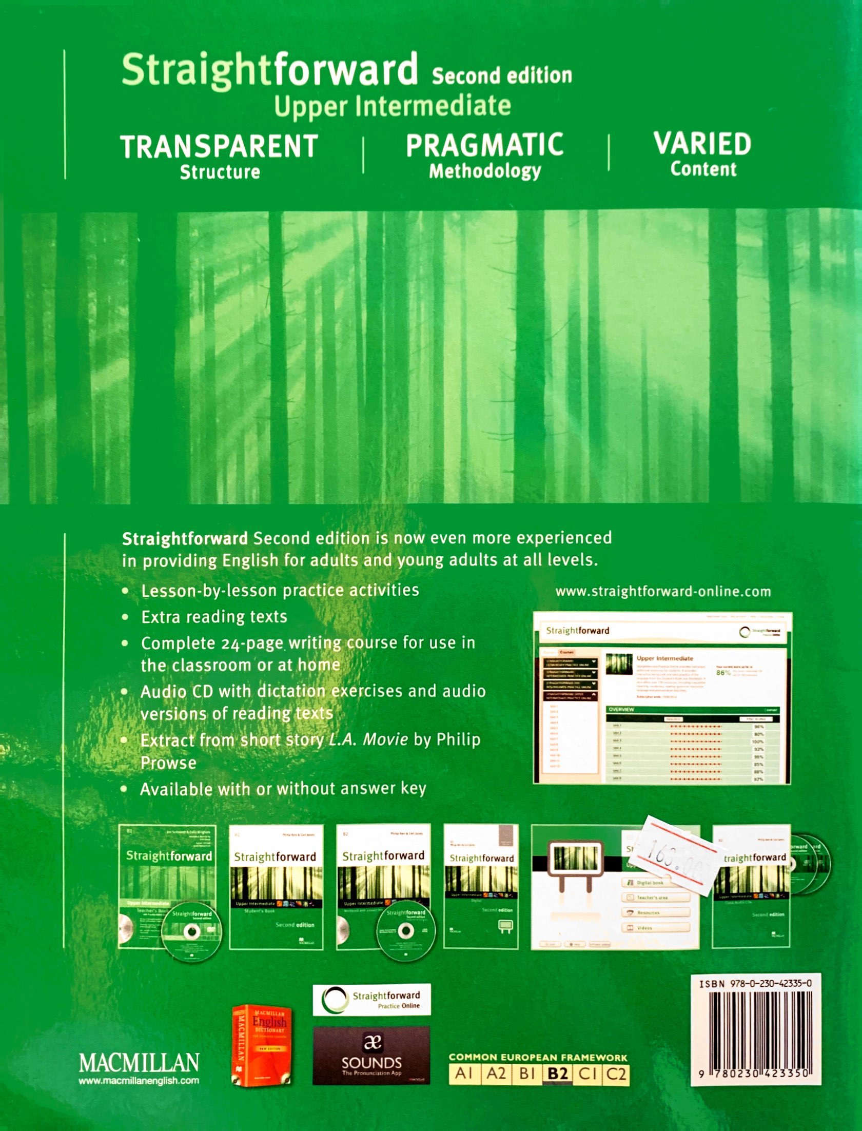 straightforward upper intermediate level: workbook with key + cd